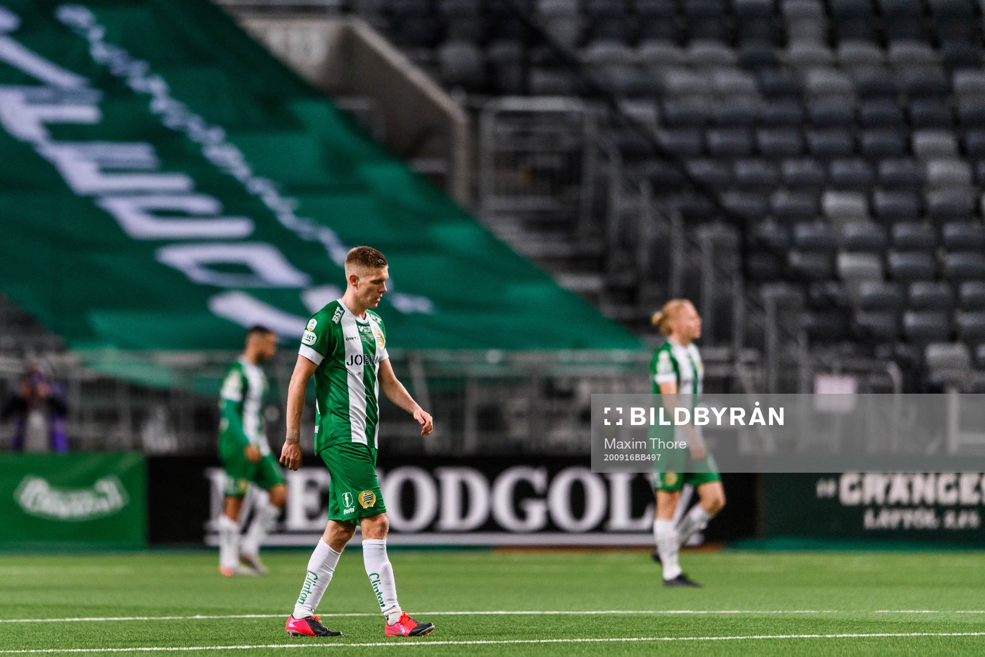 Aron Johansson of Hammarby looks dejected