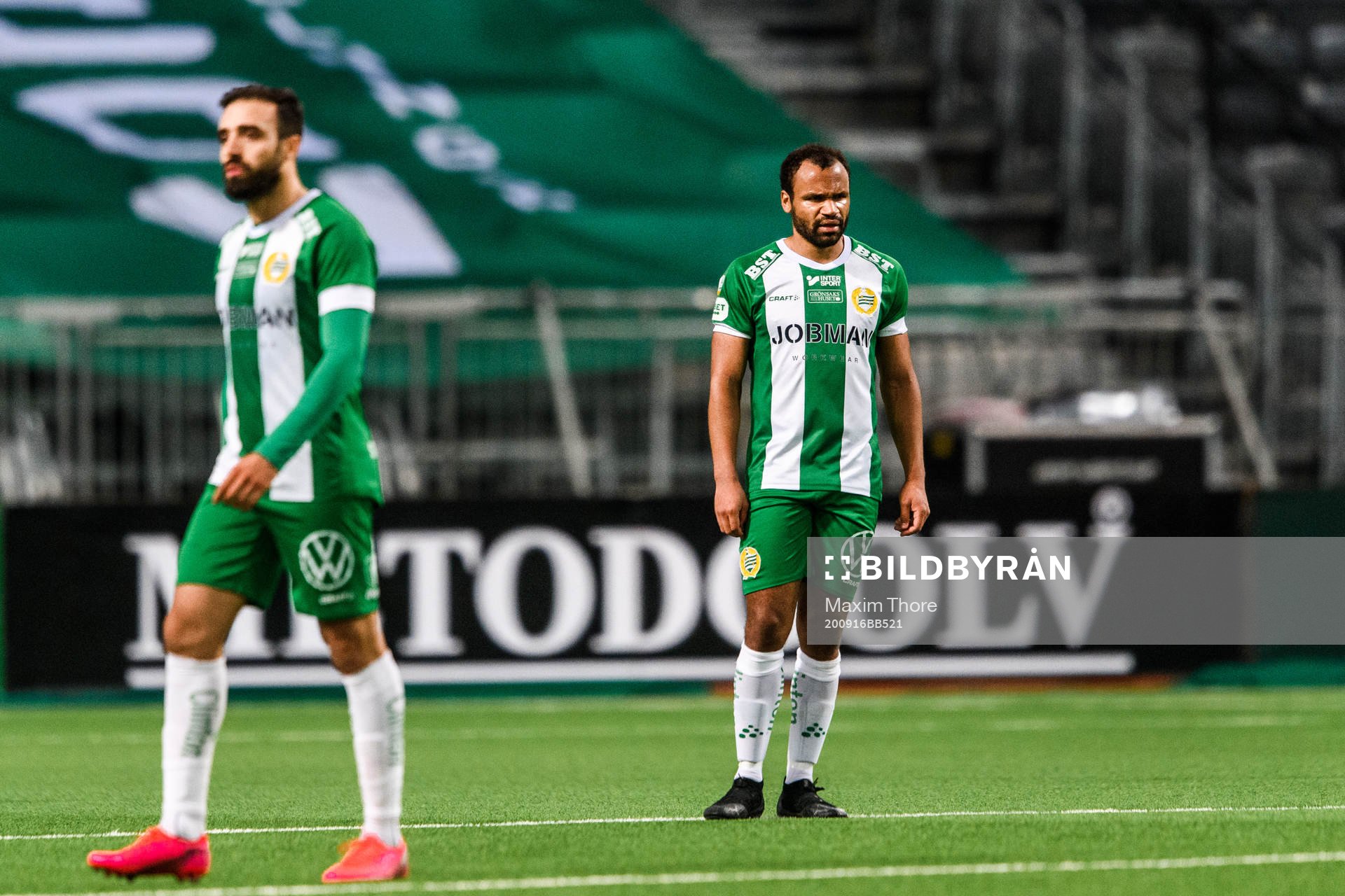 Serge-Junior Martinsson Ngouali of Hammarby looks dejected