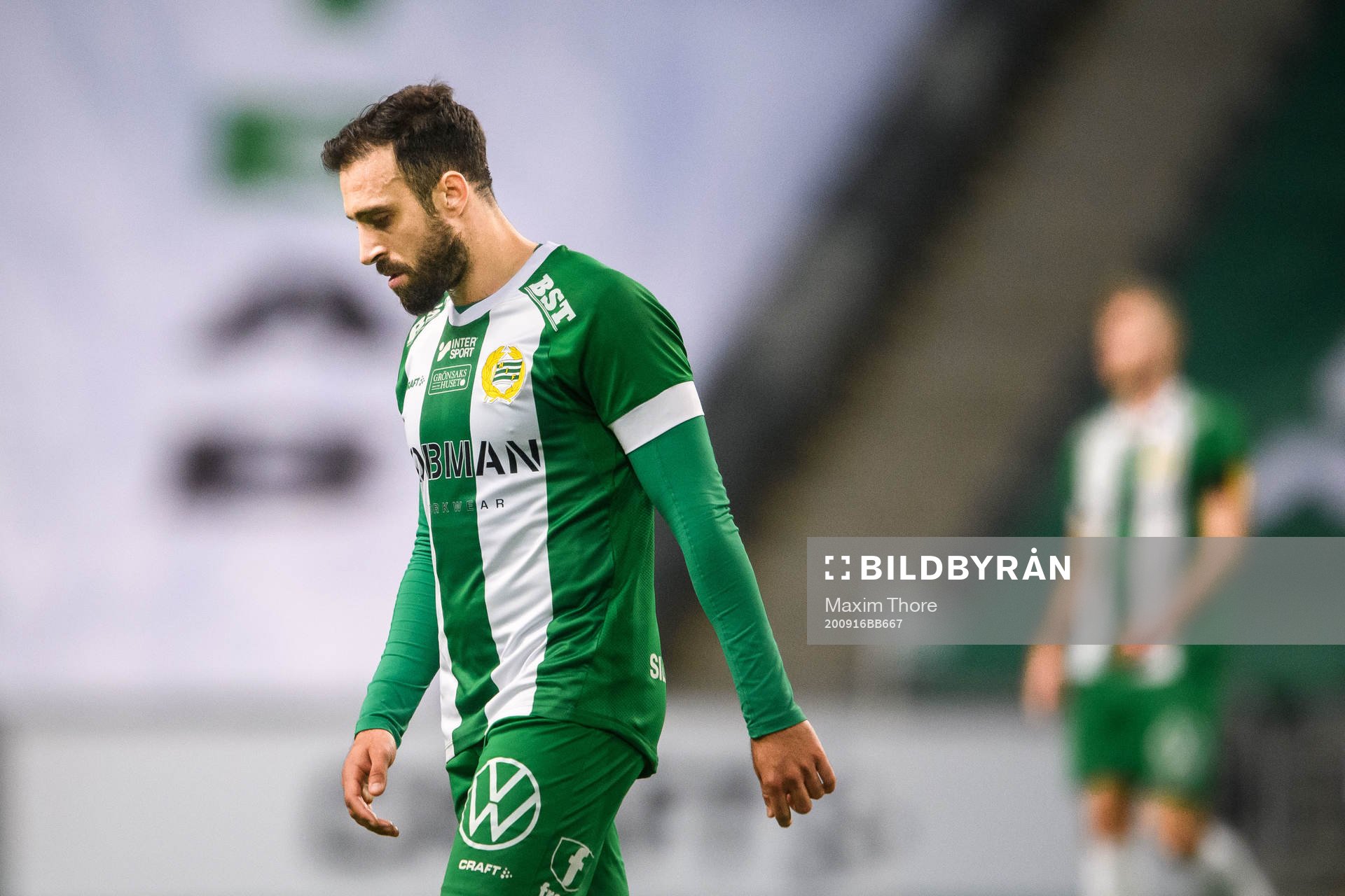 Abdul Khalili of Hammarby looks dejected