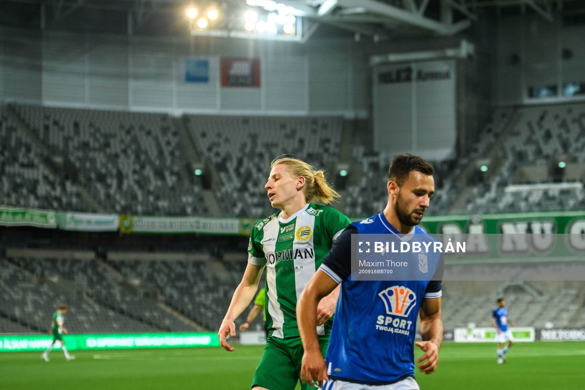 Gustav Ludwigson of Hammarby looks dejected