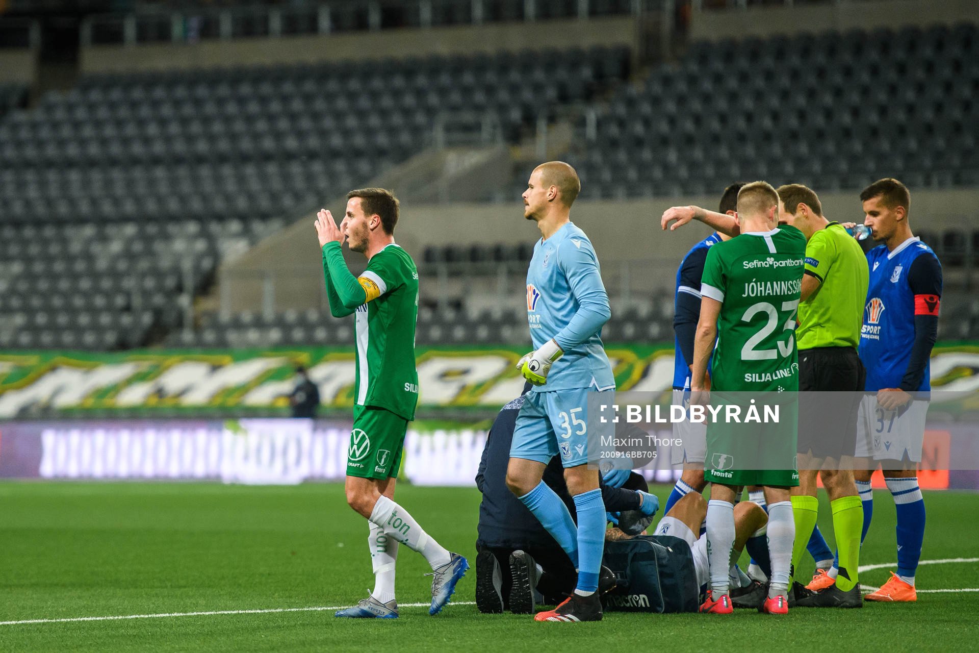 Jeppe Andersen of Hammarby looks dejected