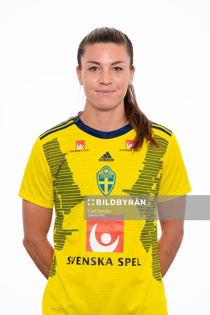Pauline Hammarlund of the Swedish women's national football