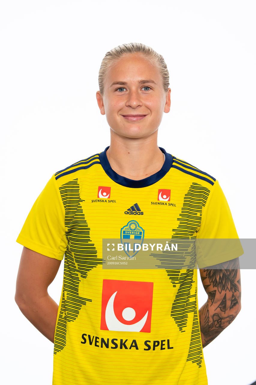 Filippa Curmark of the Swedish women's national football
