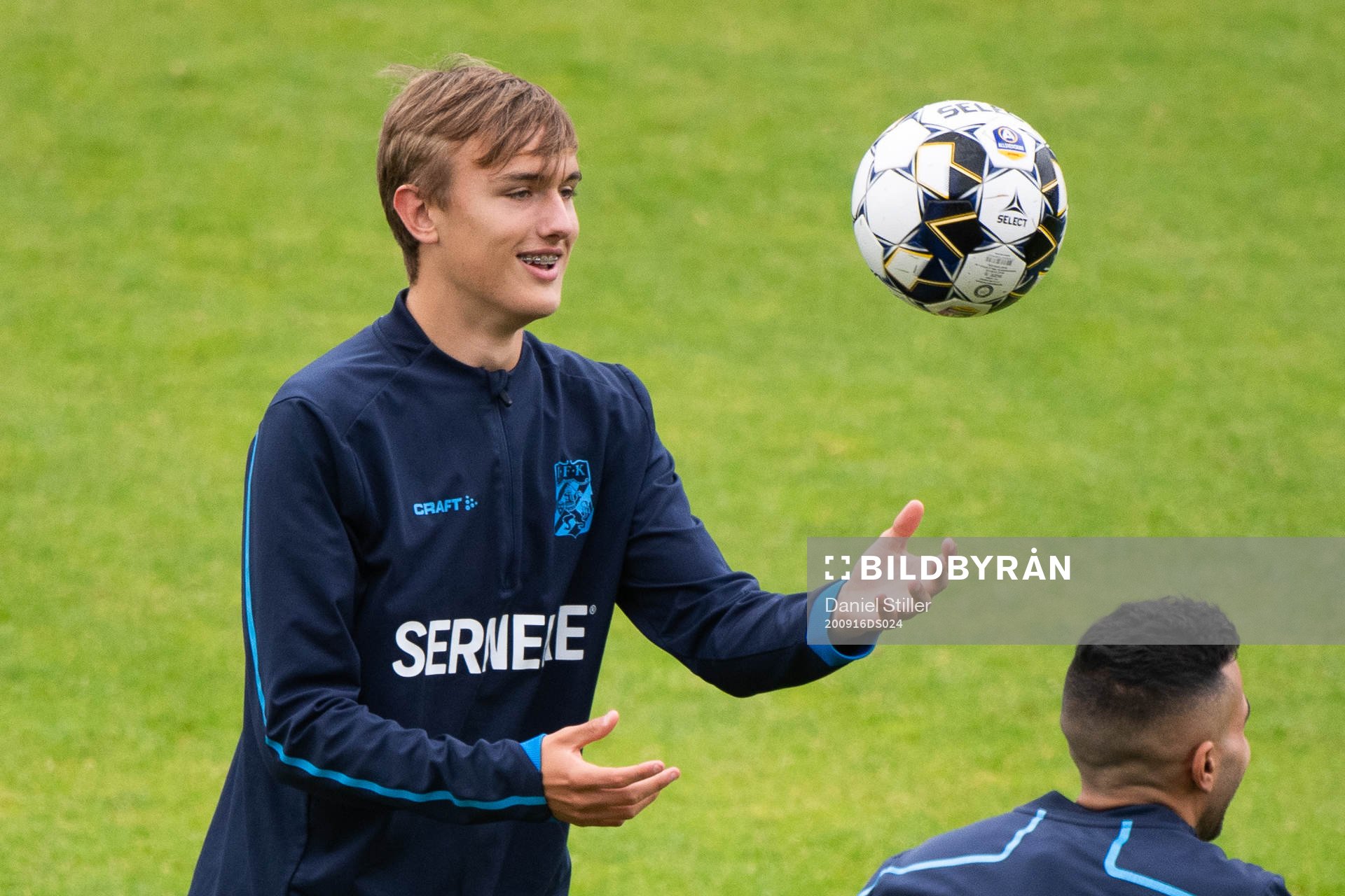 Jesper Tolinsson under en träning  med IFK Göteborg den 16 september 2020 i Göteborg.