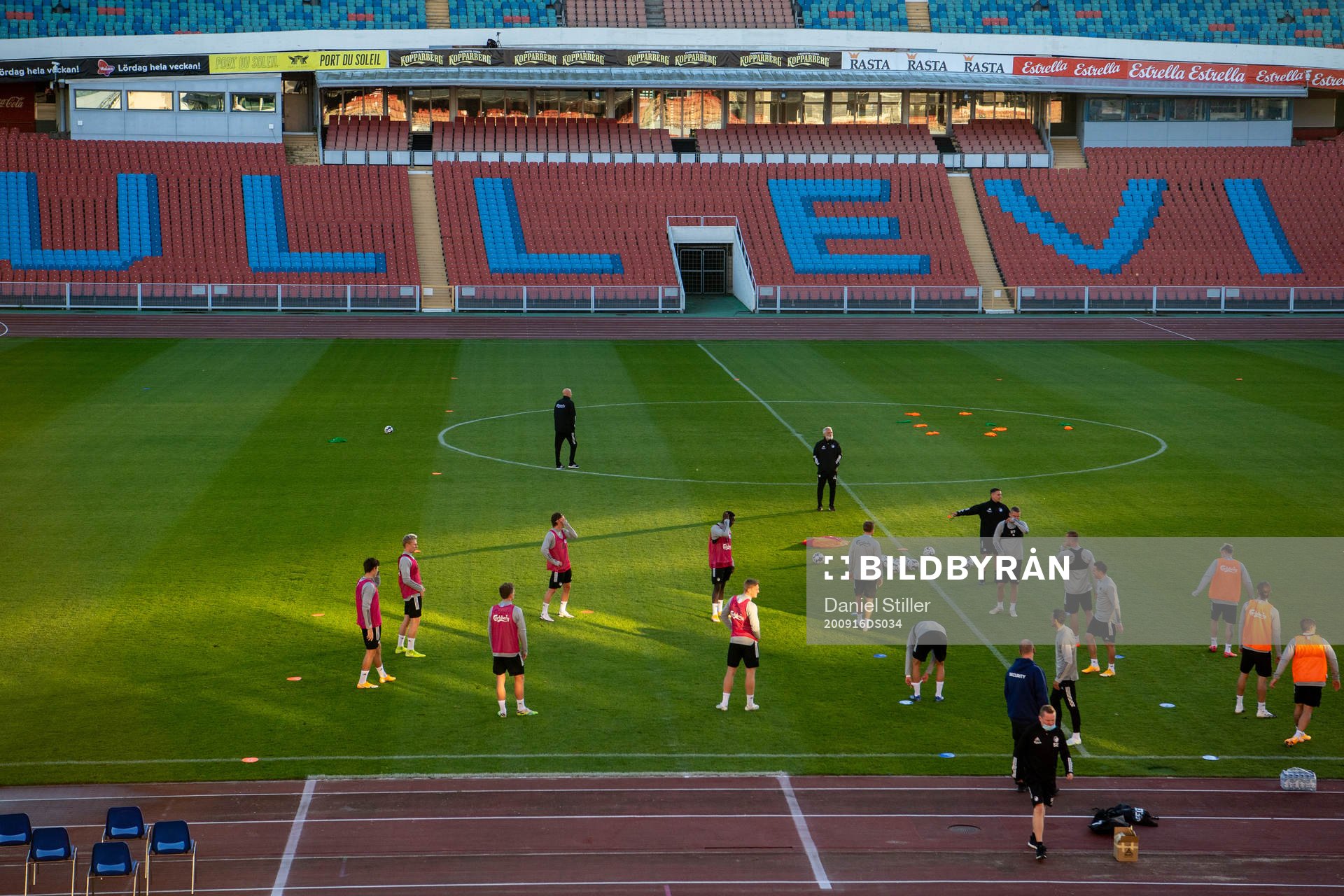 FC Köpenhamn samlat under träningen inför Europa League den 16 september 2020 i Göteborg.