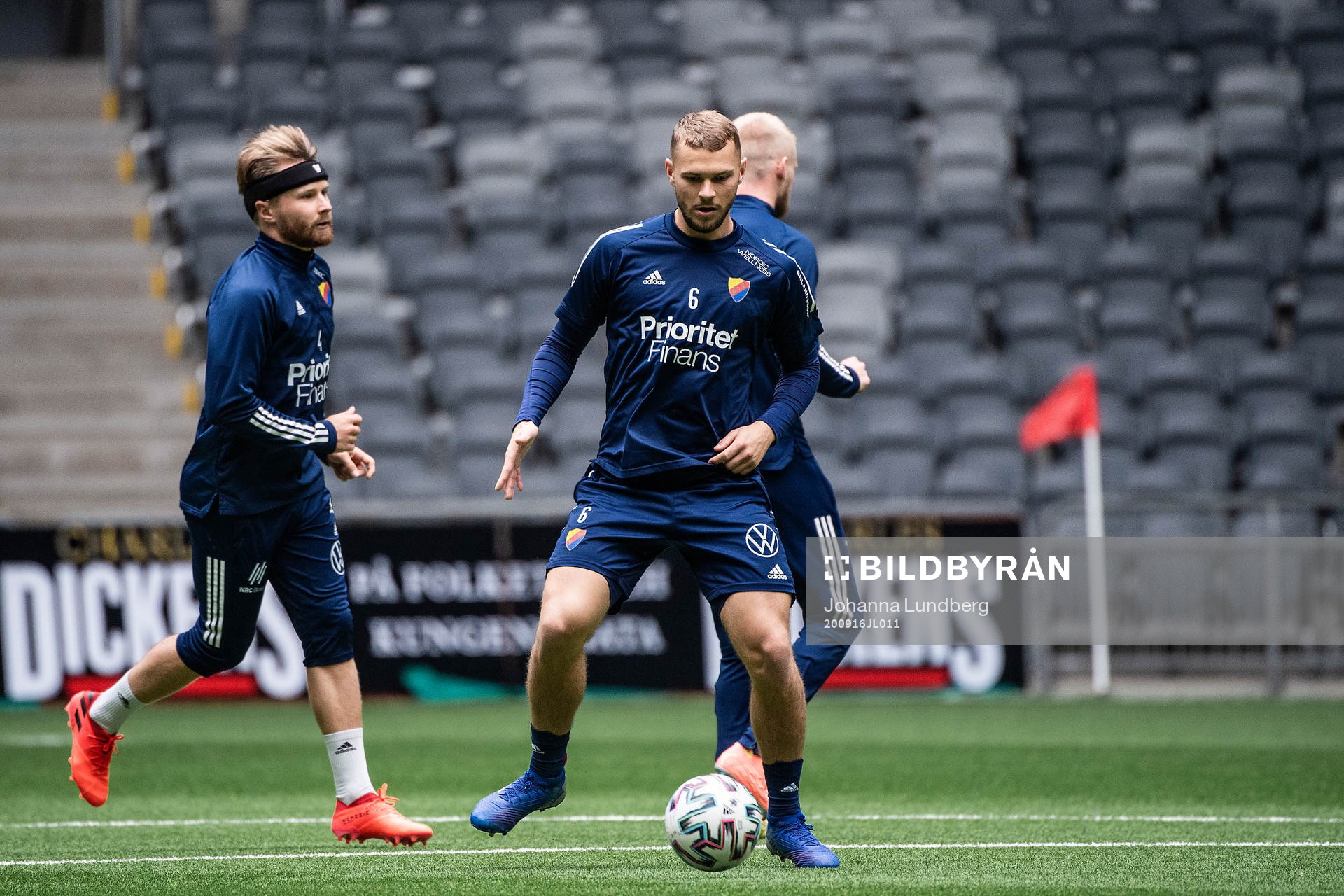 Djurgårdens Jacob Une Larsson och Jesper Karlström