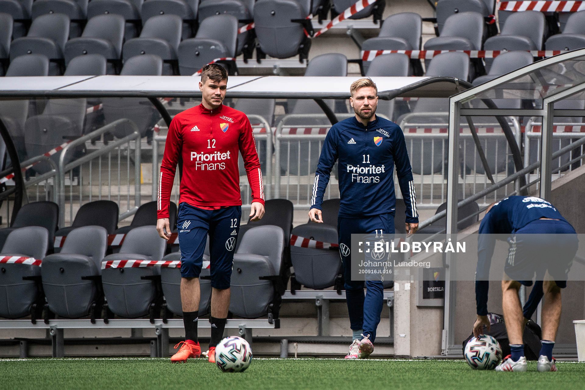 Djurgårdens målvakt Per Kristian Bråtveit och Jonathan