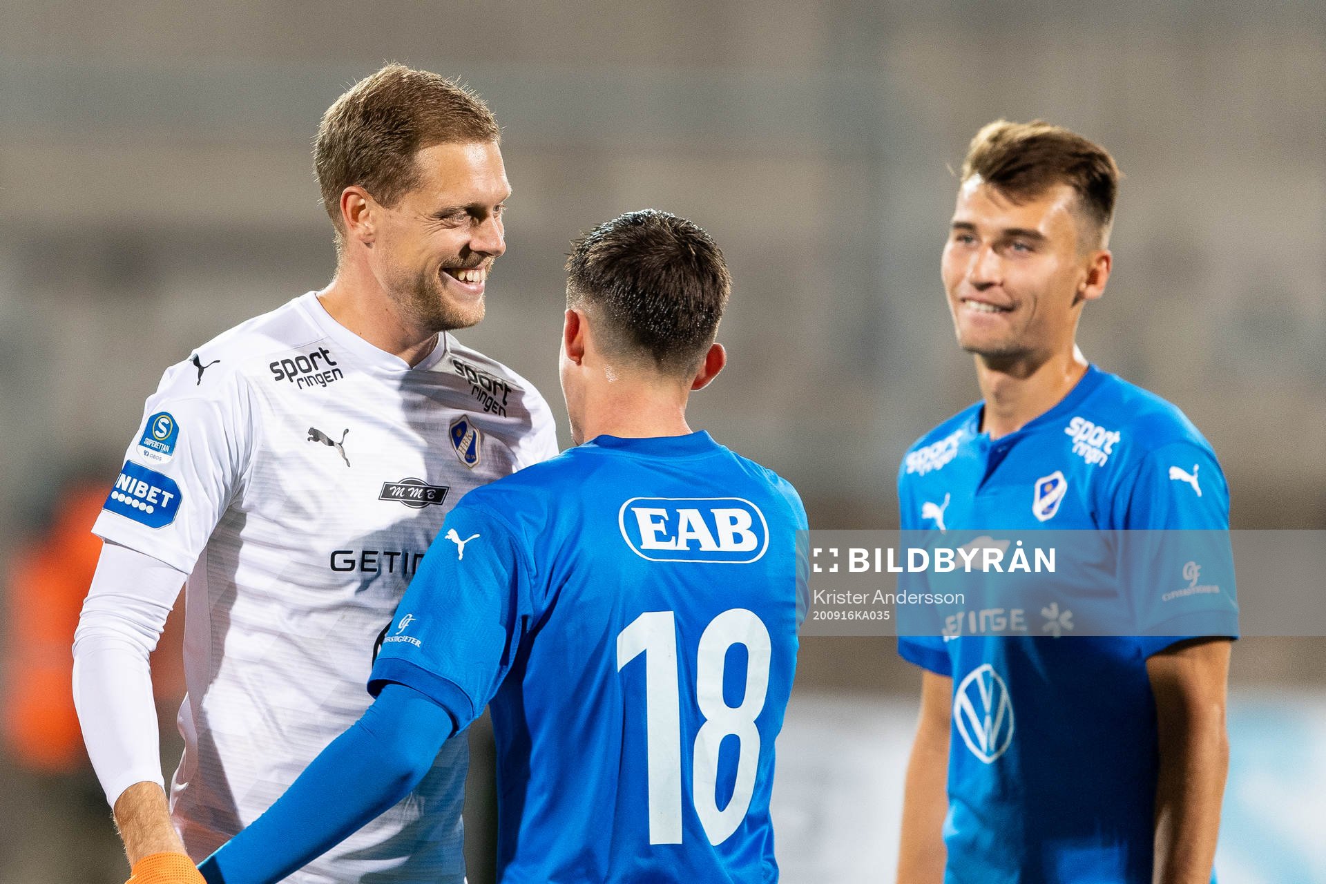 Halmstads målvakt Malkolm Nilsson Säfqvist