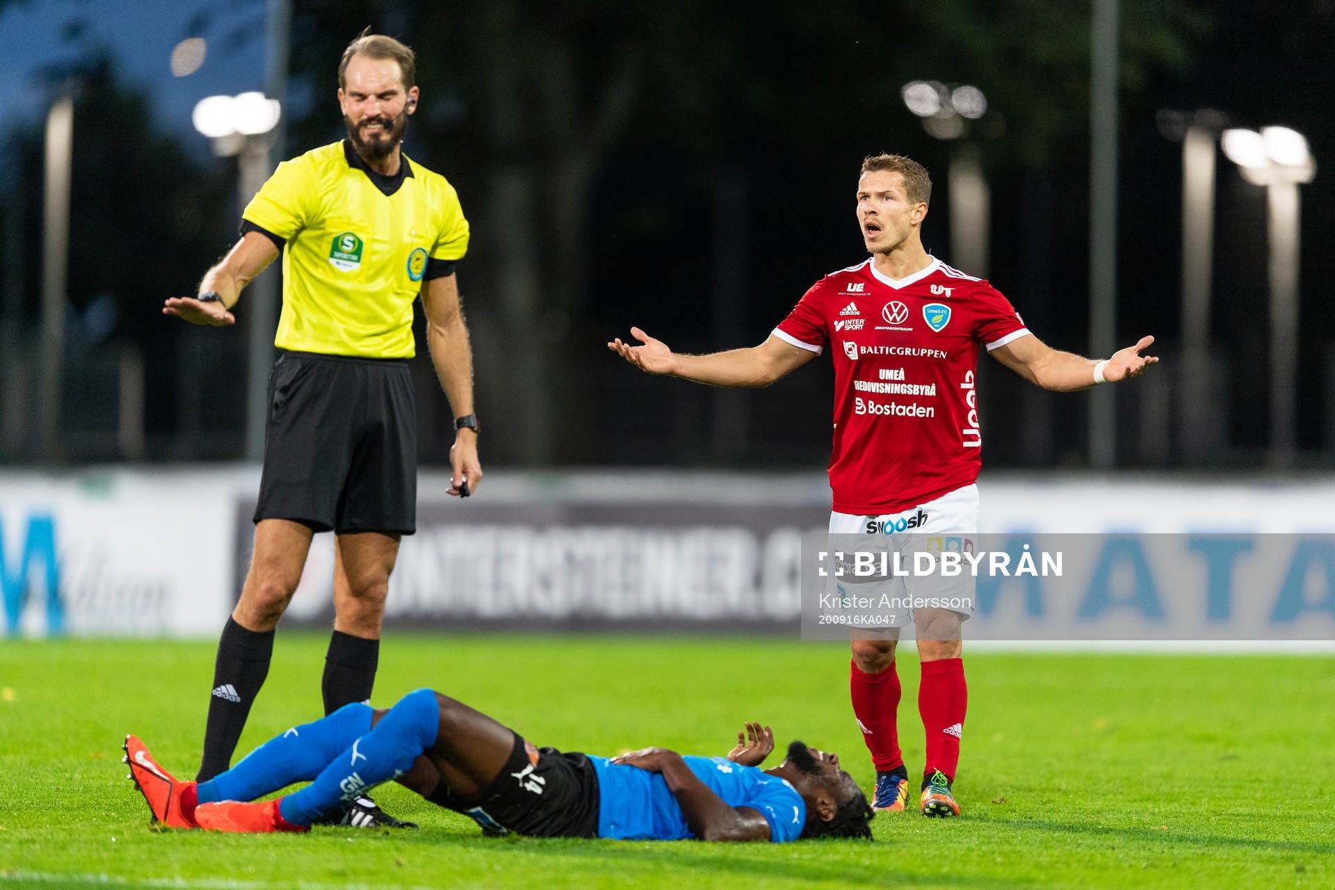 Umeås Bajram Ajeti reagerar