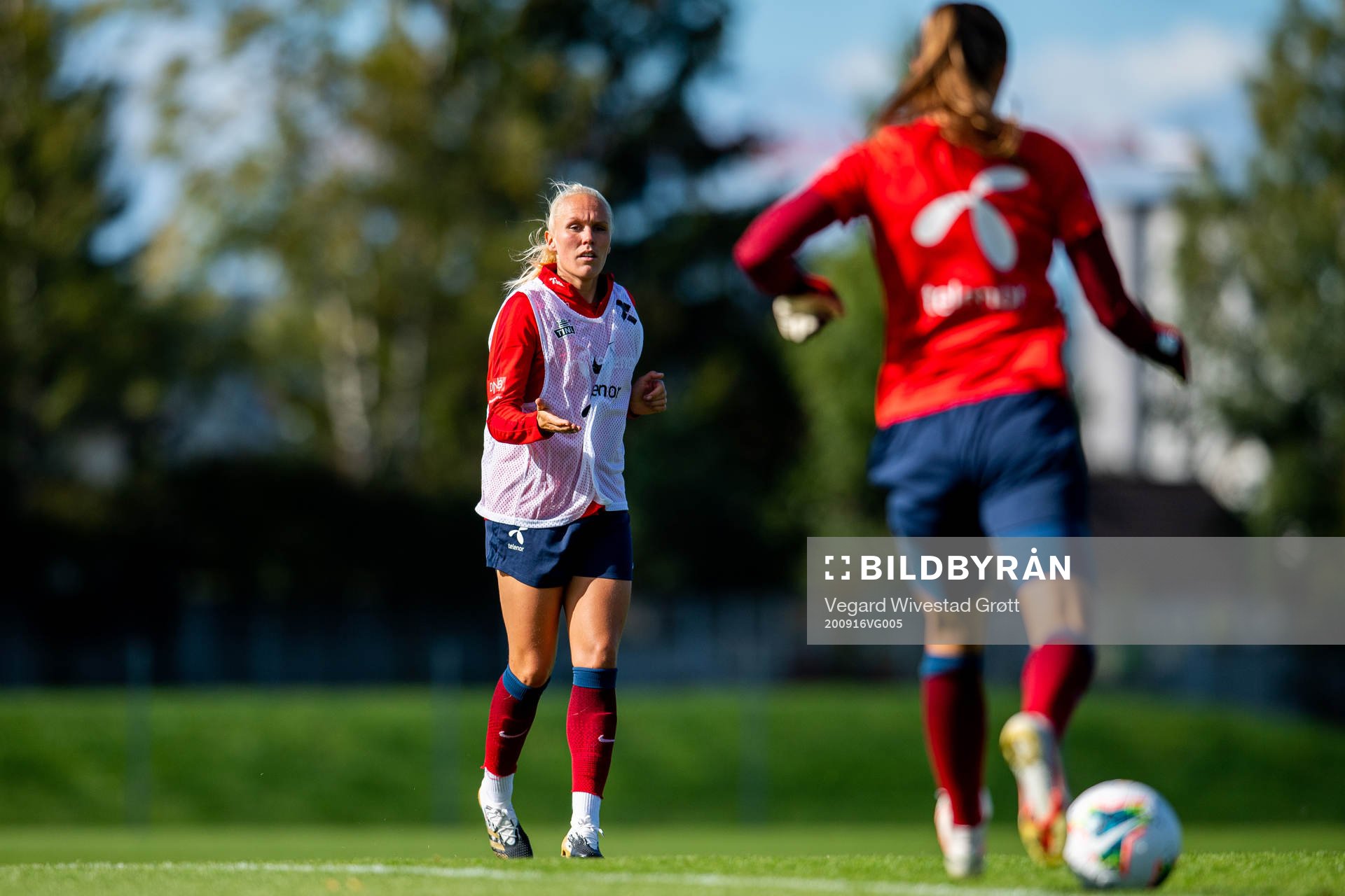Maria Thorisdottir of the Norwegian women’s national