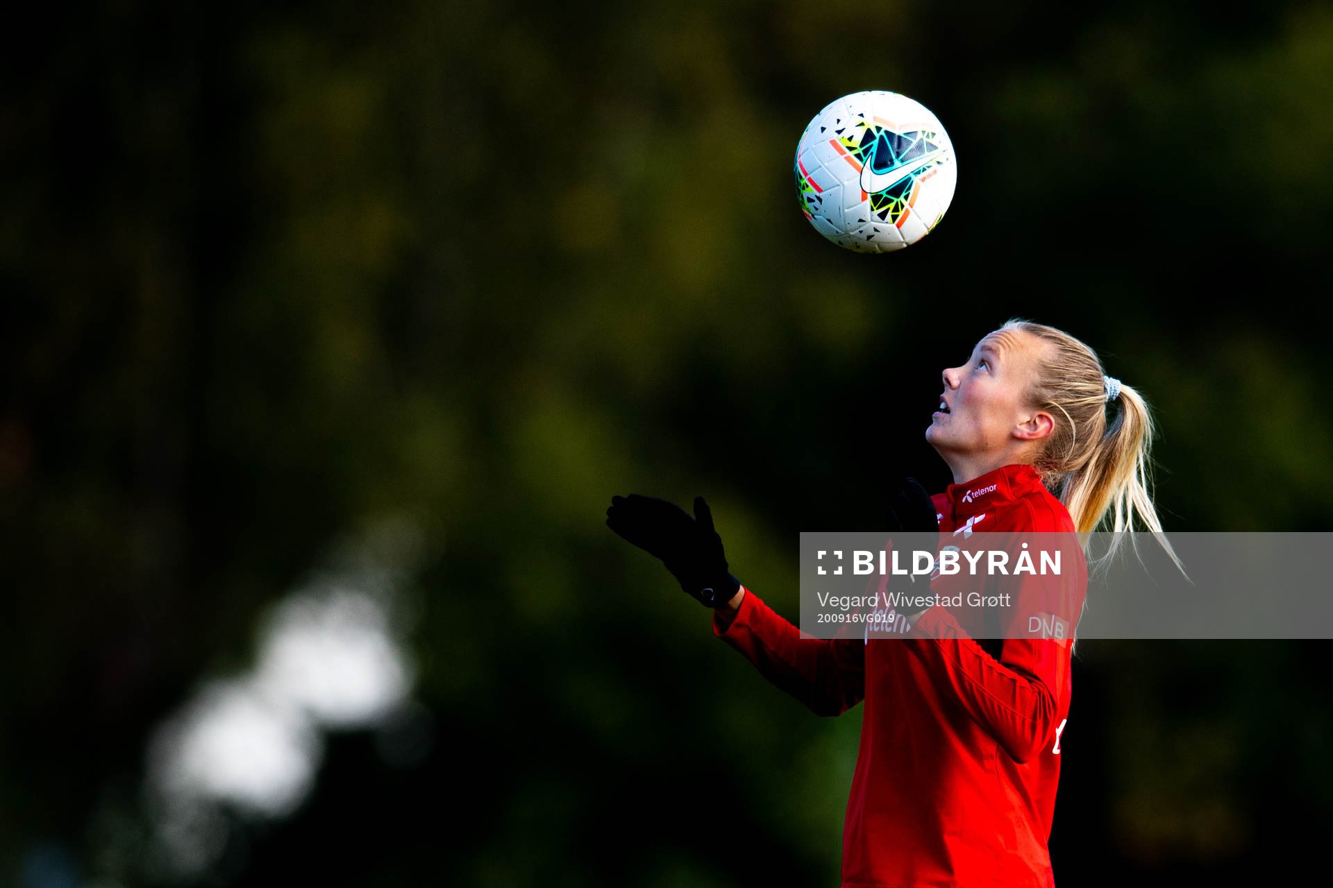 Synne Sofie Kinden Jensen of the Norwegian women’s
