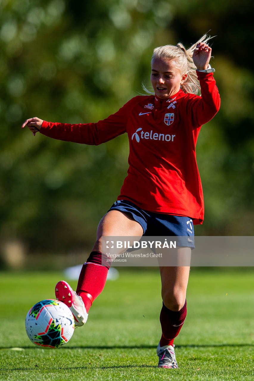 Emilie Woldvik of the Norwegian women’s national football