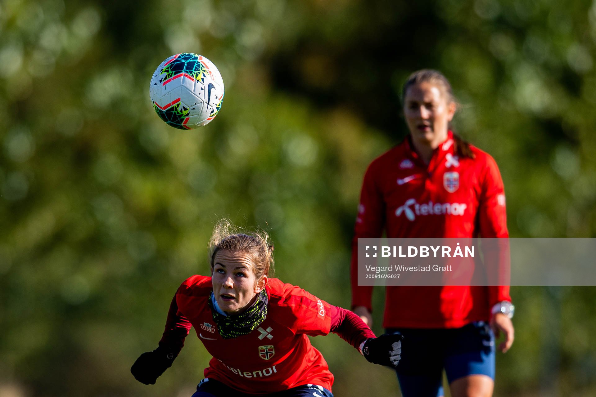 Tuva Hansen of the Norwegian women’s national football