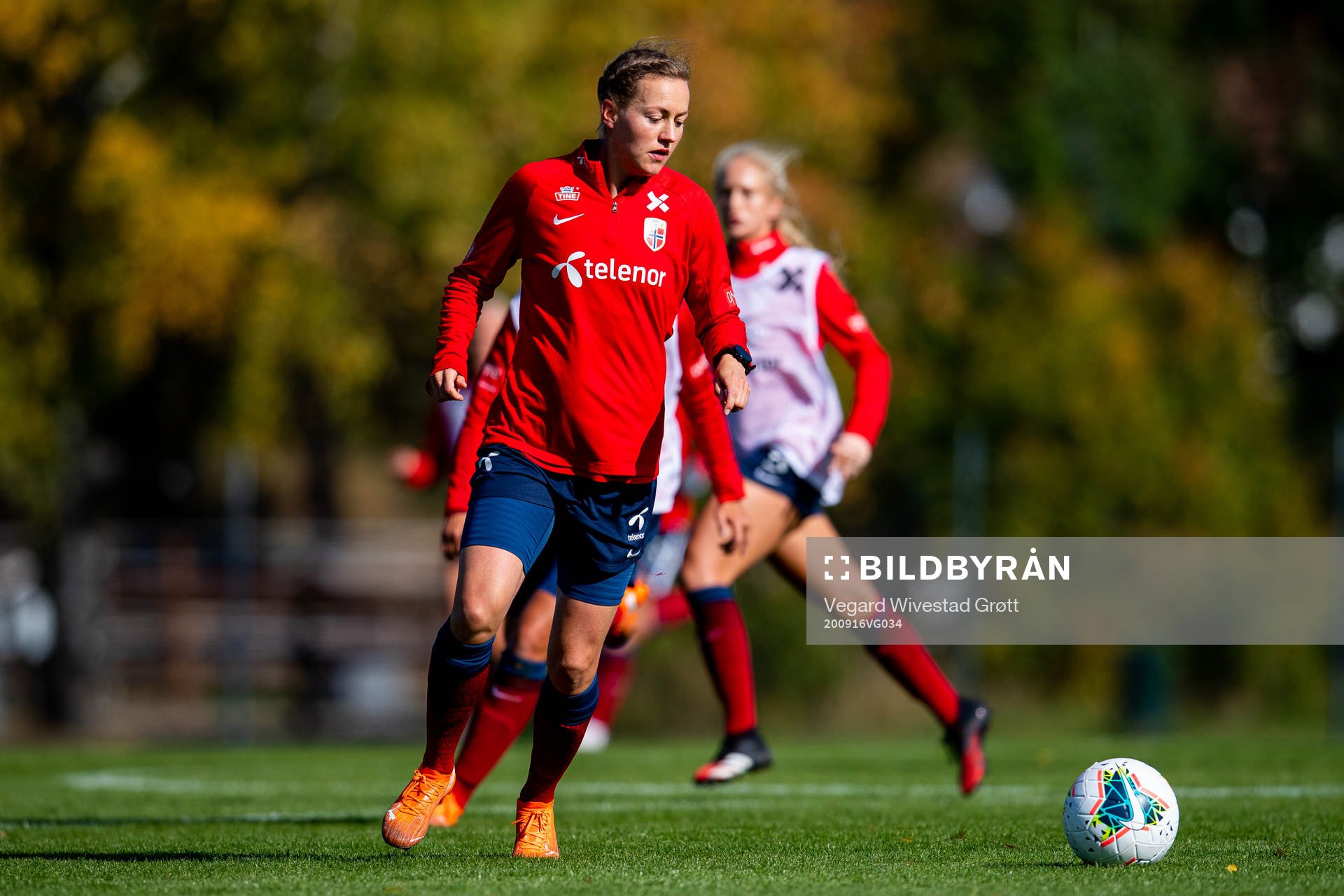 Kristine Minde of the Norwegian women’s national football