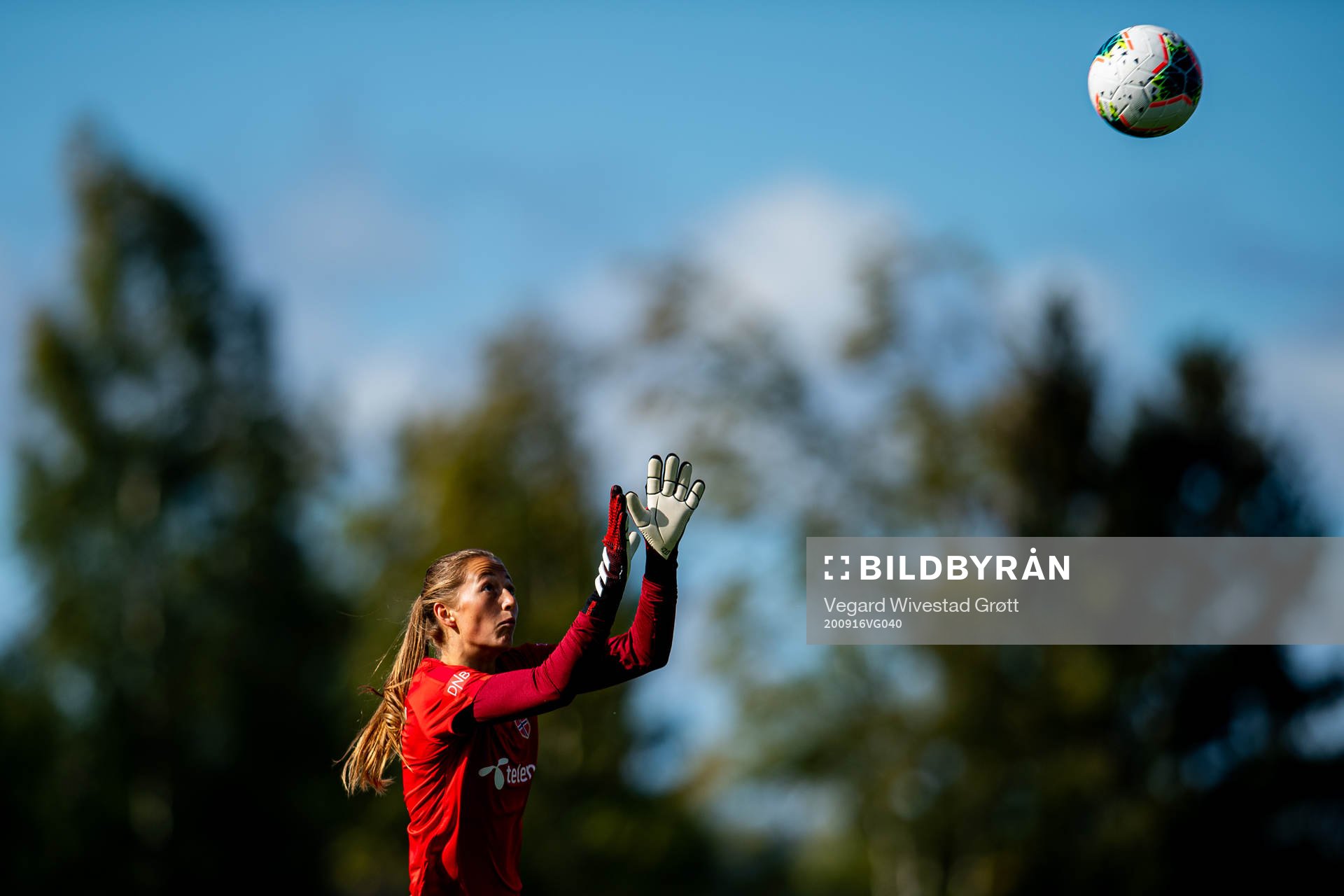 Goalkeeper Cecilie Fiskerstrand of the Norwegian women’s