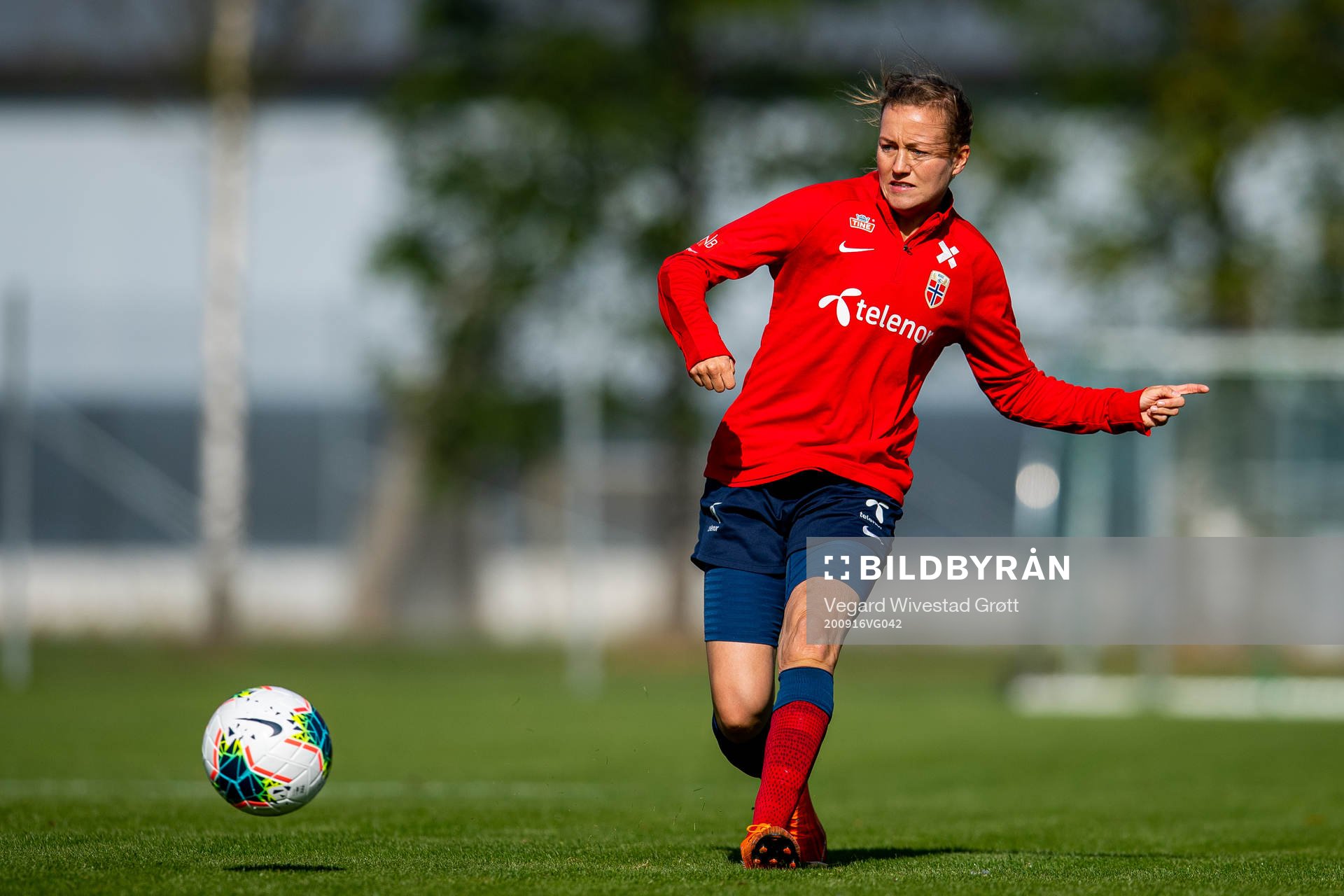 Kristine Minde of the Norwegian women’s national football