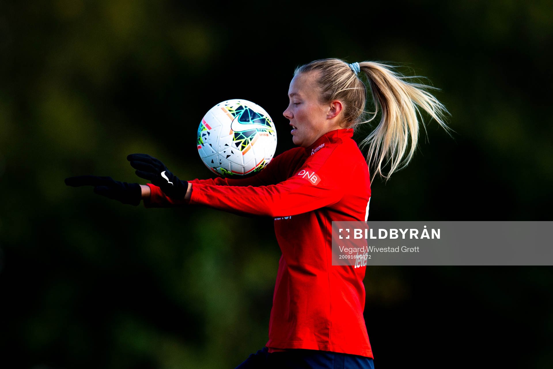 Synne Sofie Kinden Jensen of the Norwegian women’s