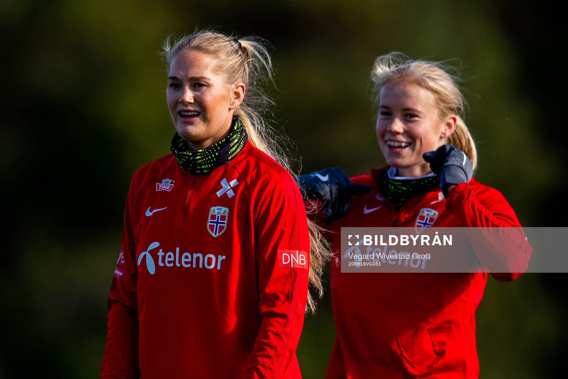 Lisa-Marie Karlseng Utland and Julie Blakstad of the