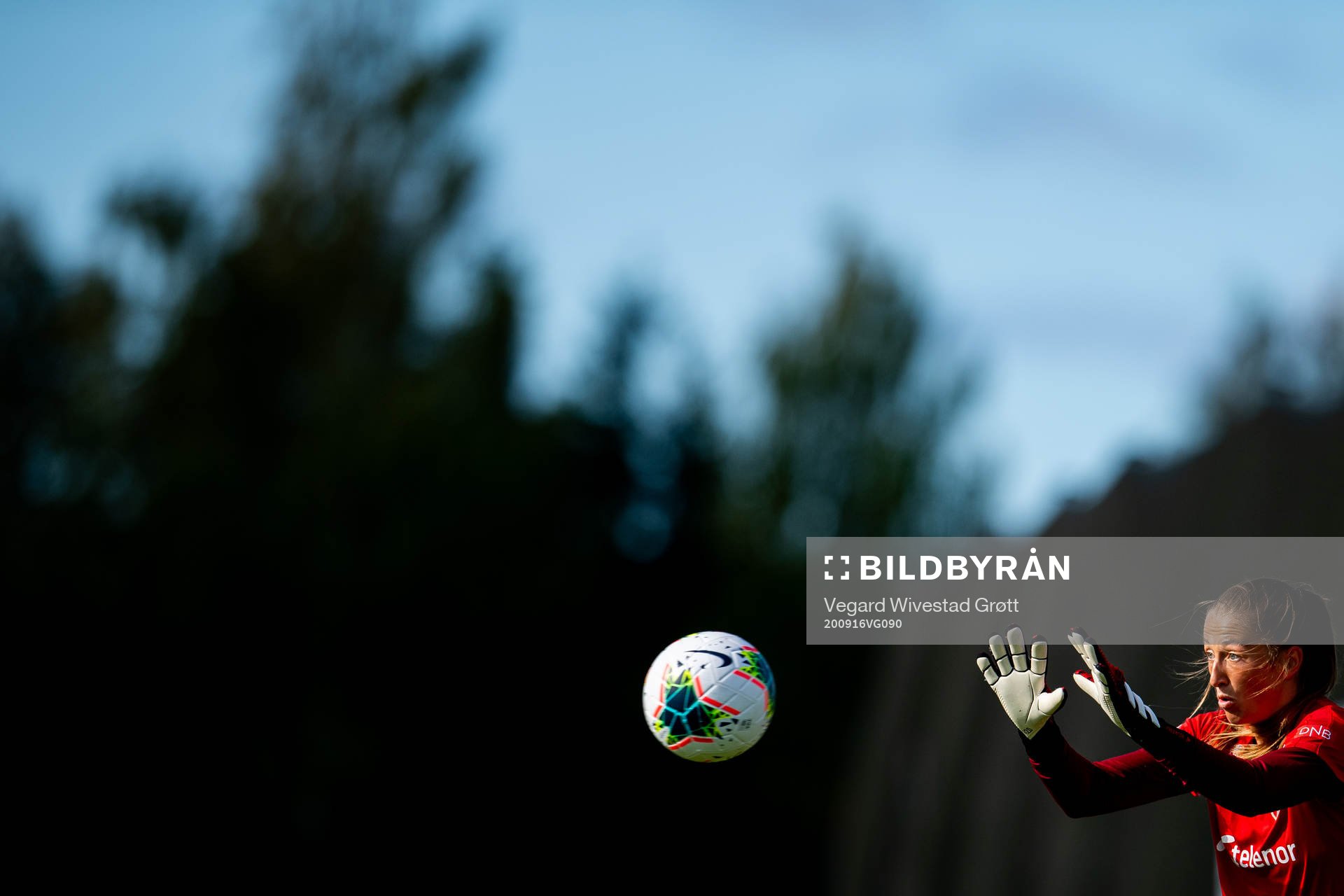 Goalkeeper Cecilie Fiskerstrand of the Norwegian women’s
