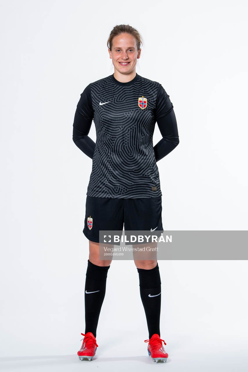 Goalkeeper Ida Norstrøm of the Norwegian women’s