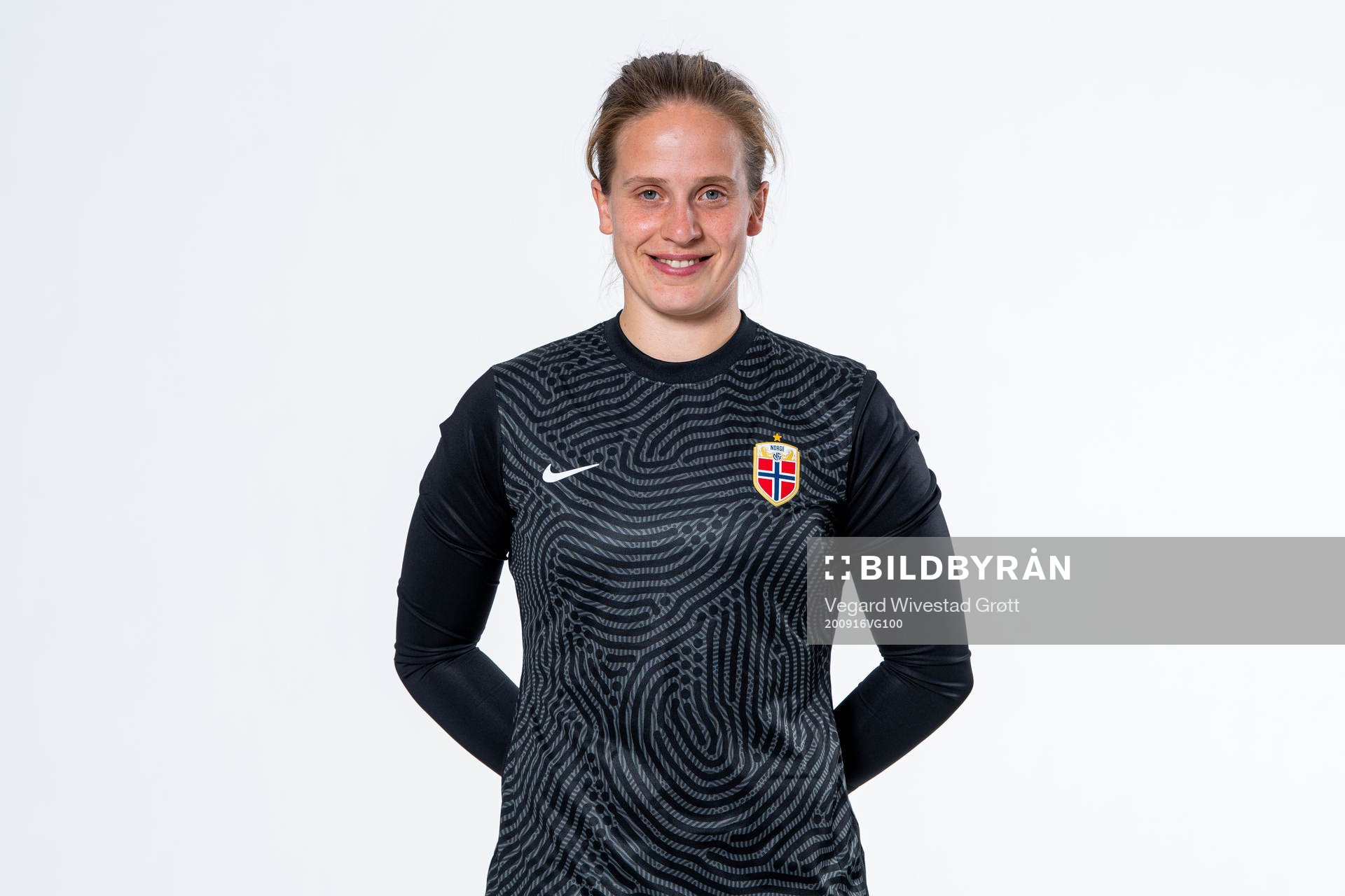 Goalkeeper Ida Norstrøm of the Norwegian women’s