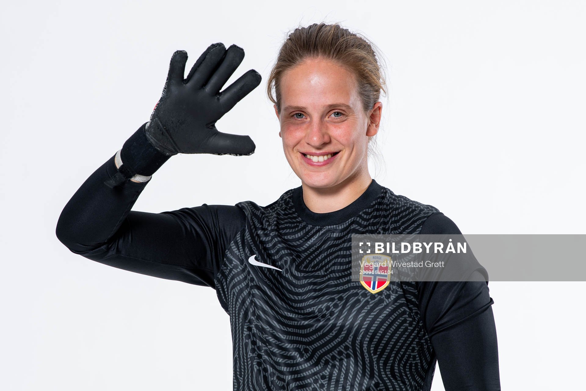 Goalkeeper Ida Norstrøm of the Norwegian women’s