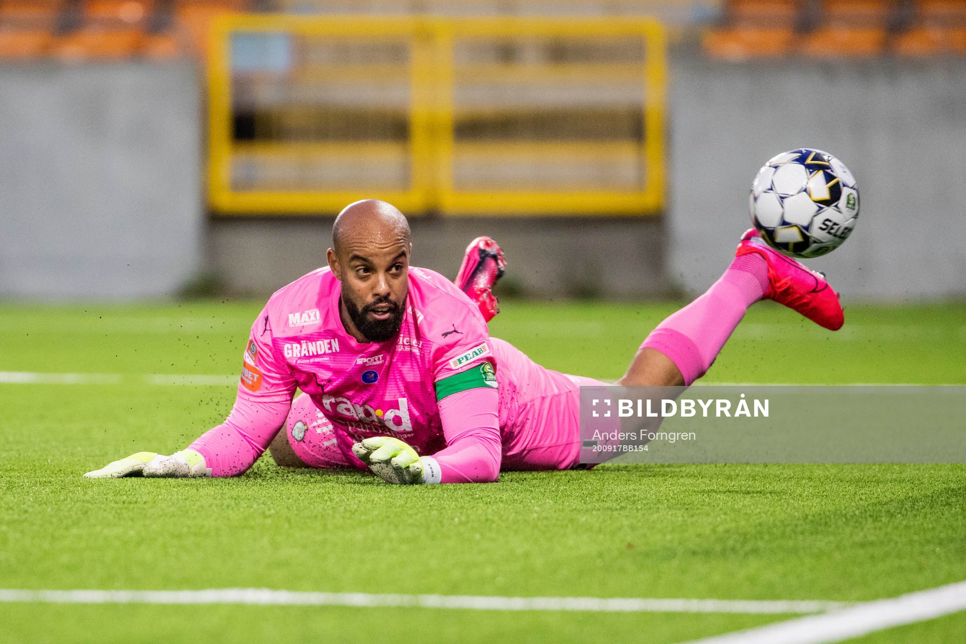 AFC Eskilstunas målvakt Joshua Wicks