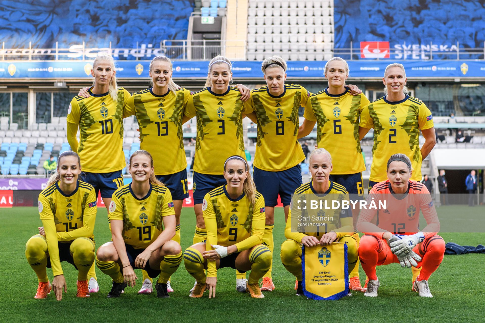 Sofia Jakobsson, Amanda Ilestedt, Linda Sembrant, Lina