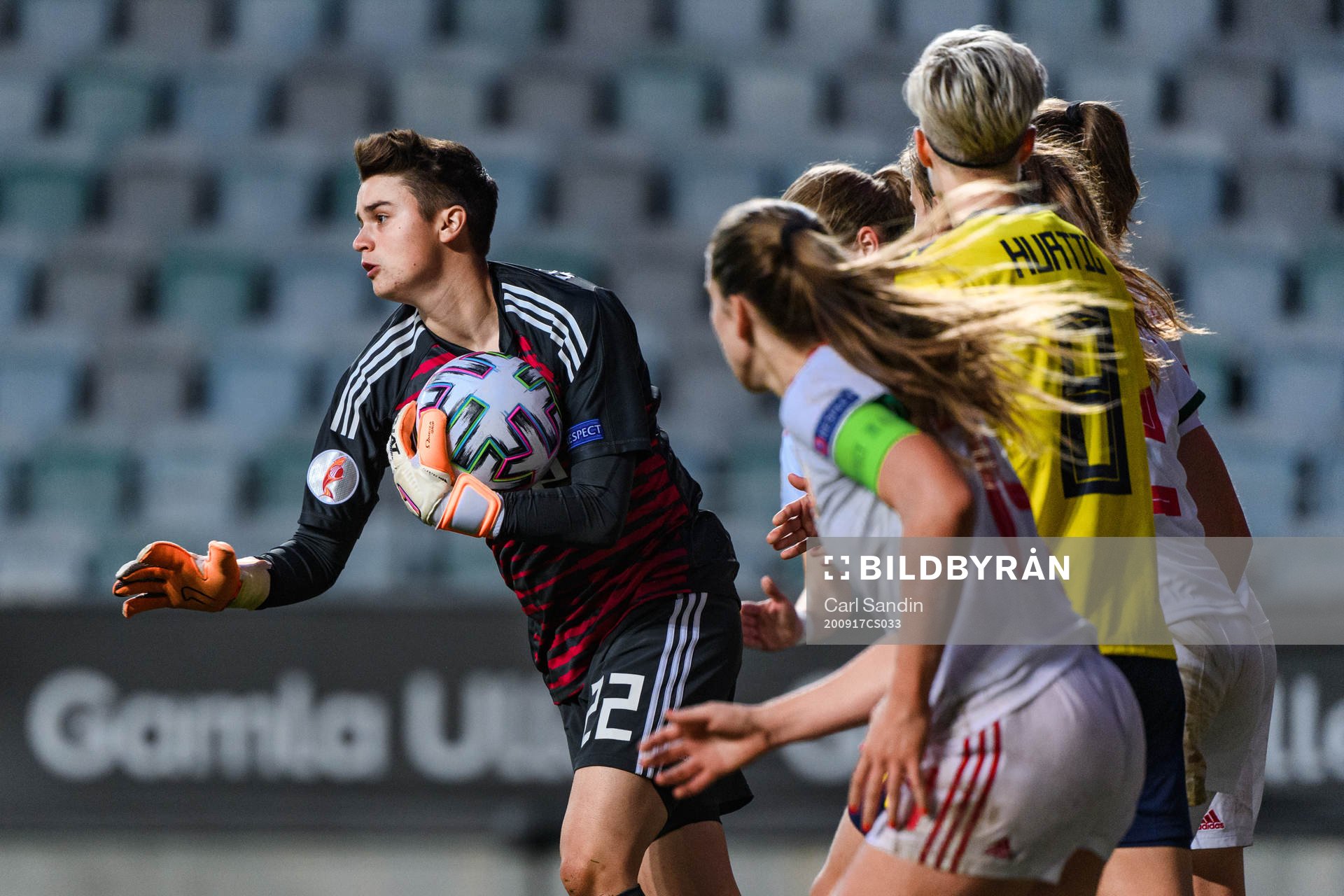 Goalkeeper Fruzsina Schildkraut of Hungary
