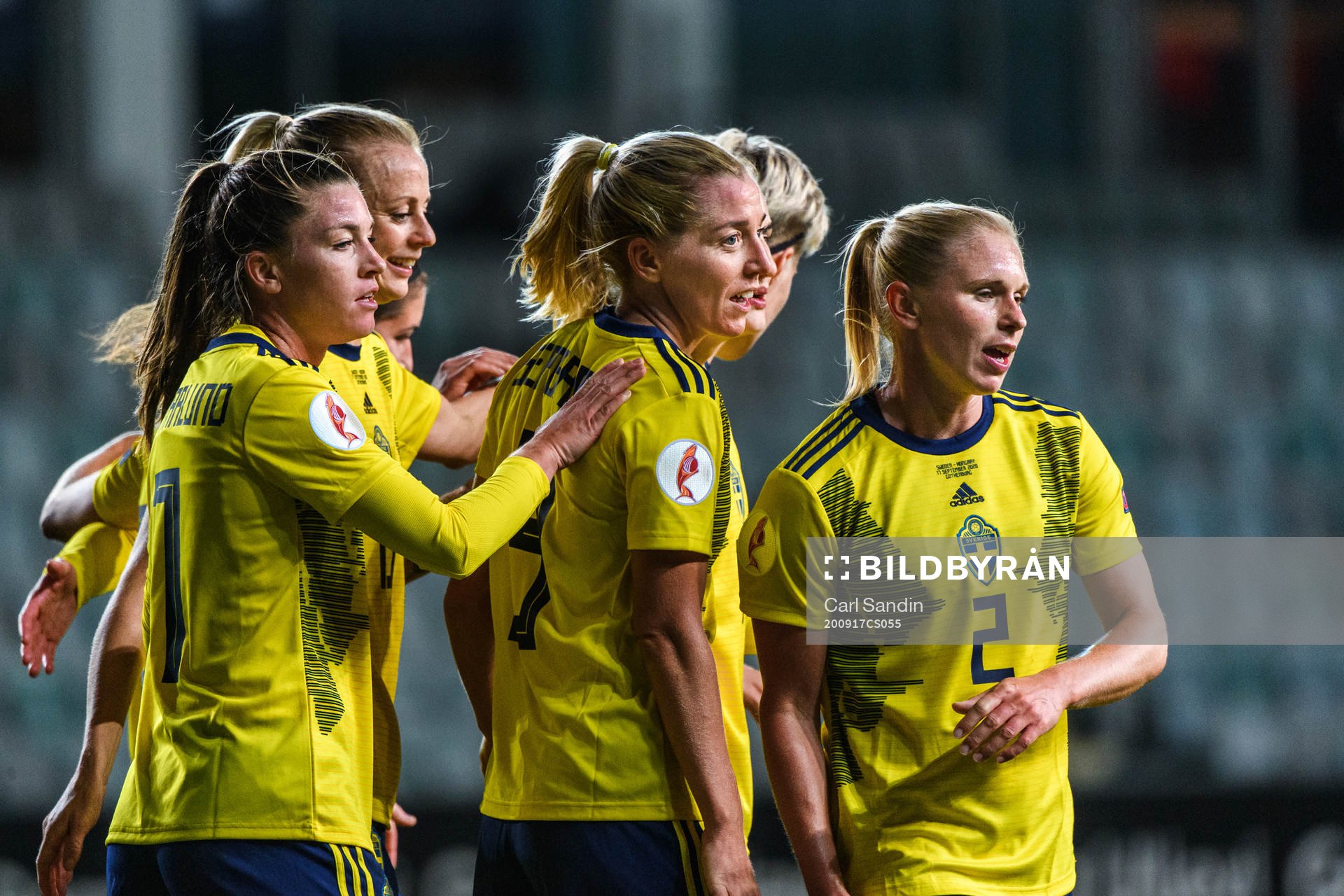 Pauline Hammarlund, Amanda Ilestedt, Jonna Andersson and