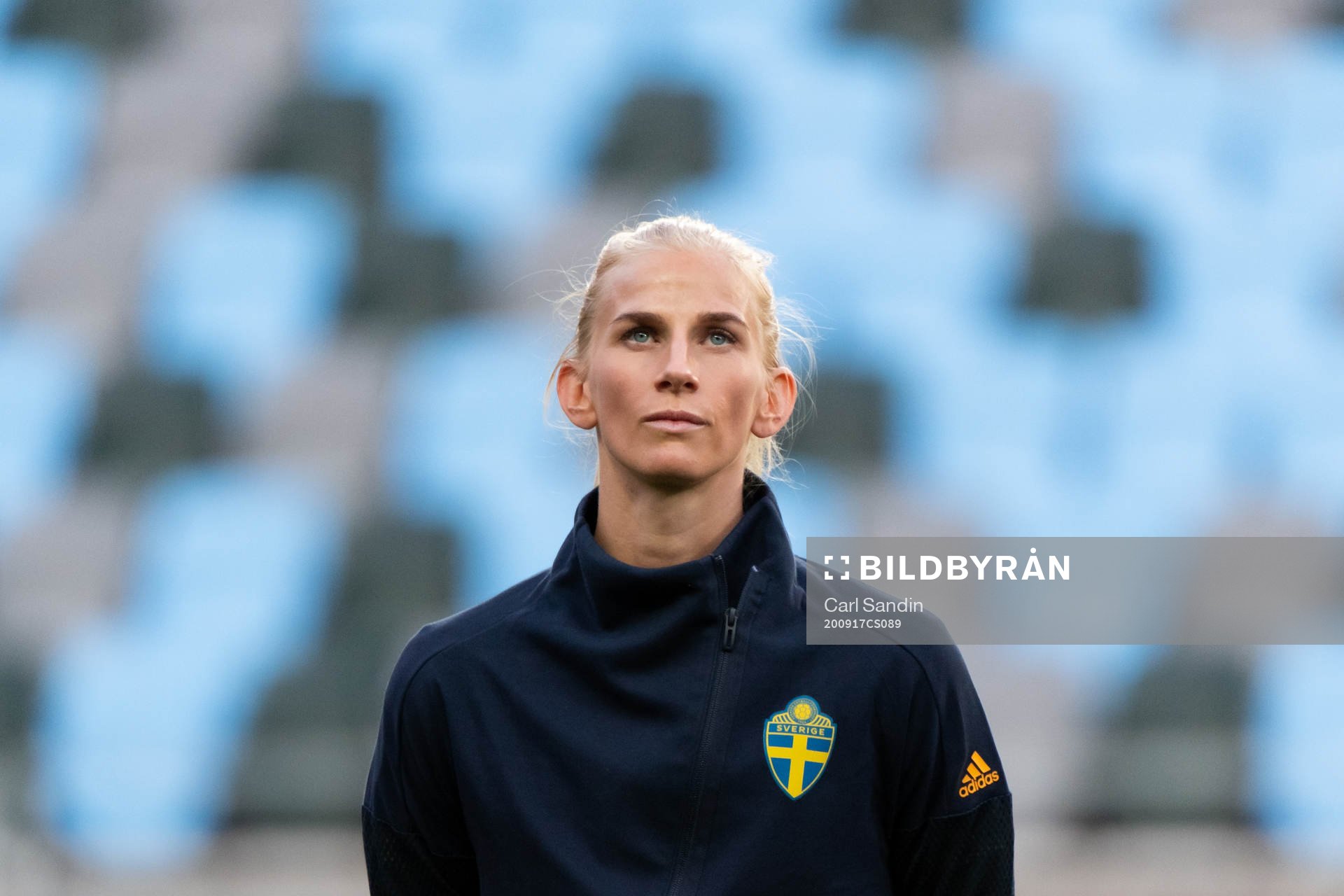 Sofia Jakobsson of Sweden at lineup ahead