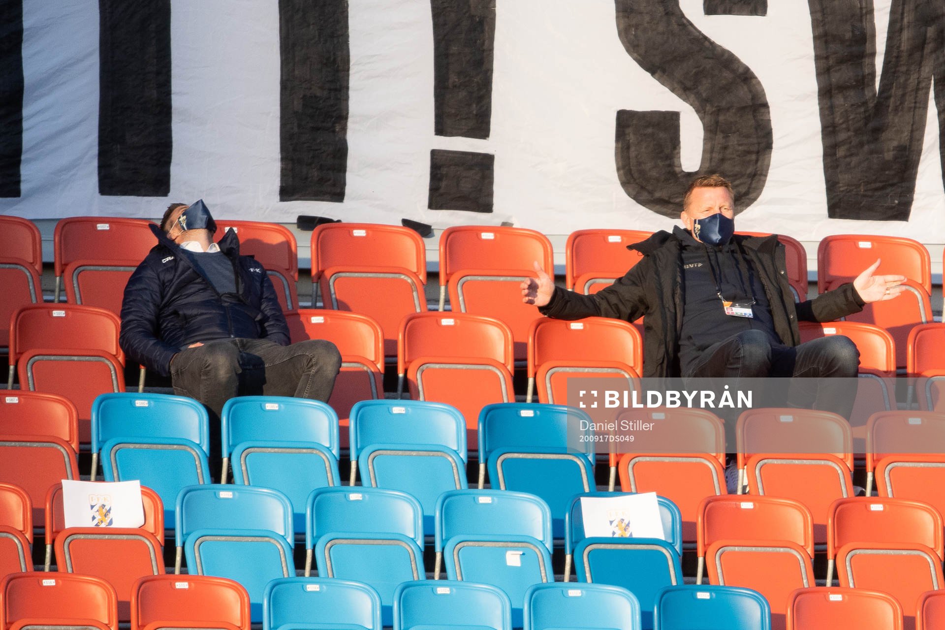 Sporting director Pontus Farnerud and assistant sporting