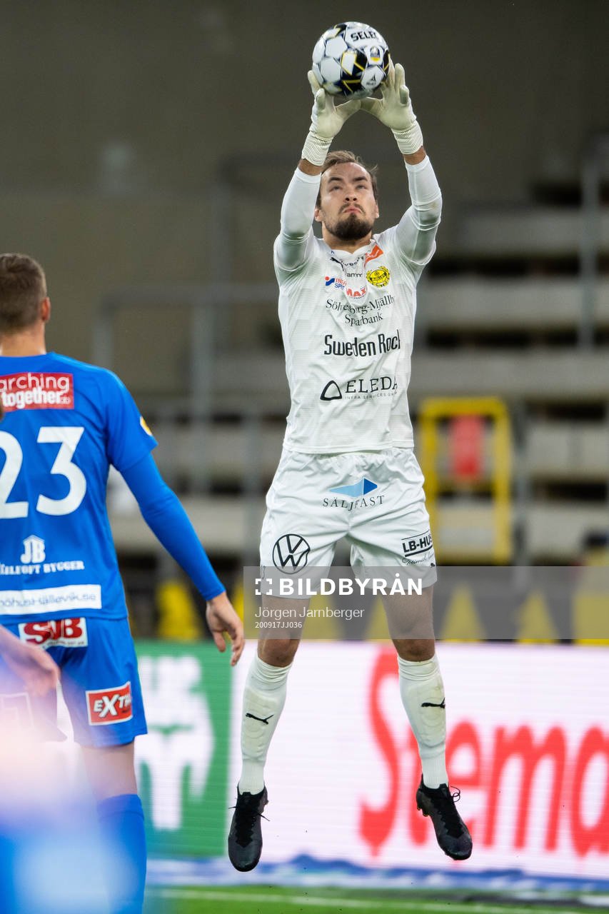 Mjällbys målvakt Carl-Johan Eriksson