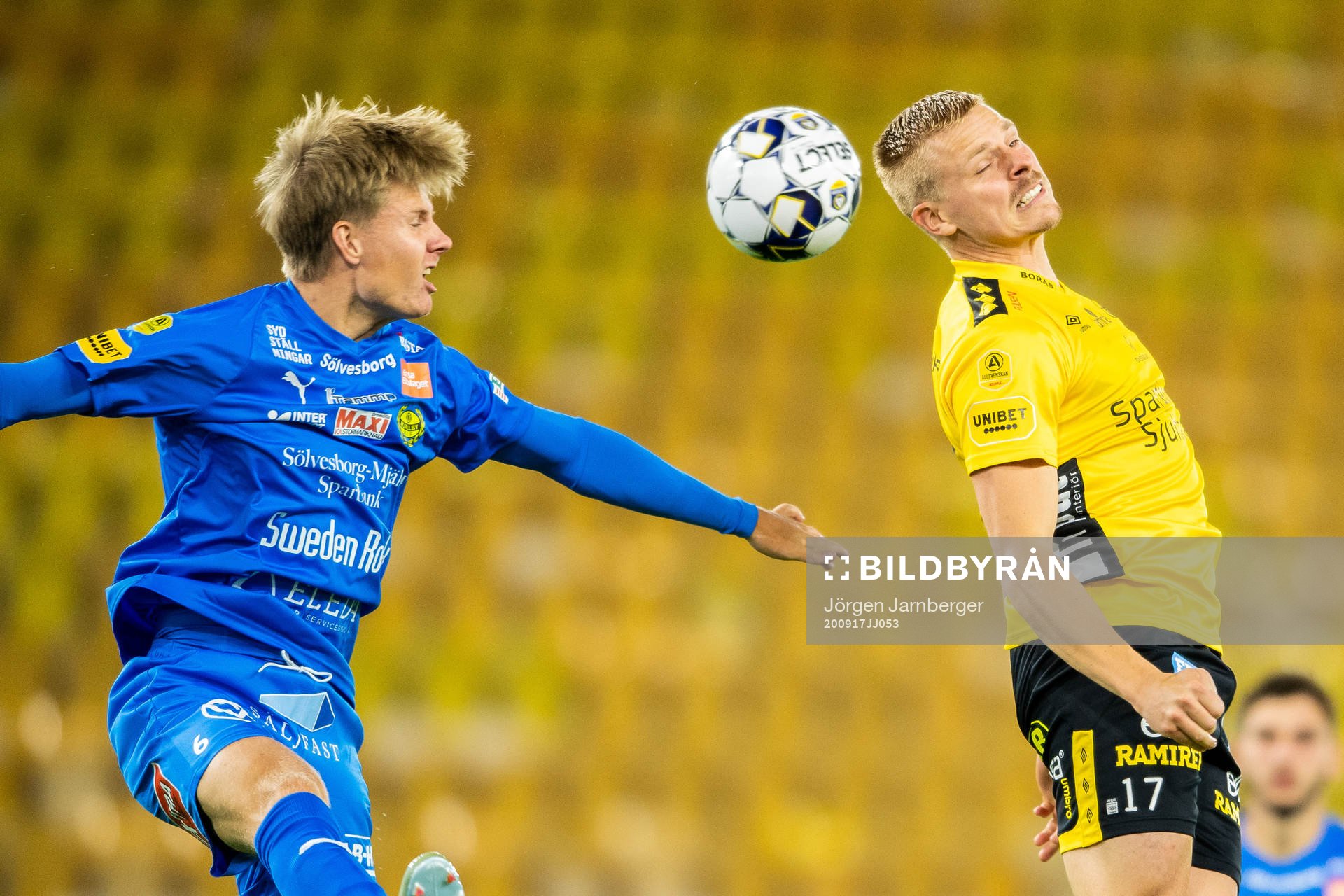 Elfsborgs Per Frick och Mjällbys Eric Björkander