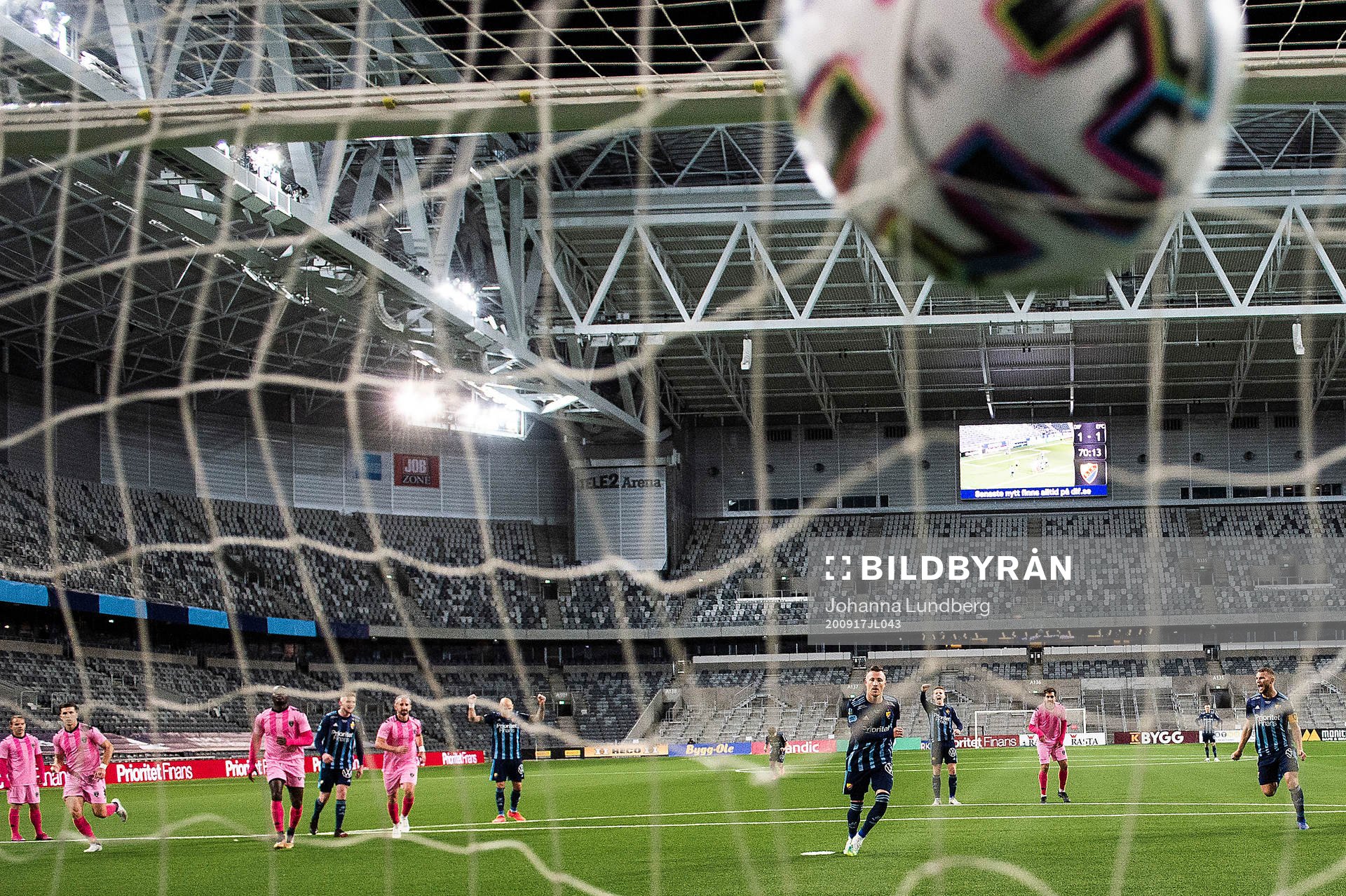 Fredrik Ulvestad of Djurgården scores 2-1