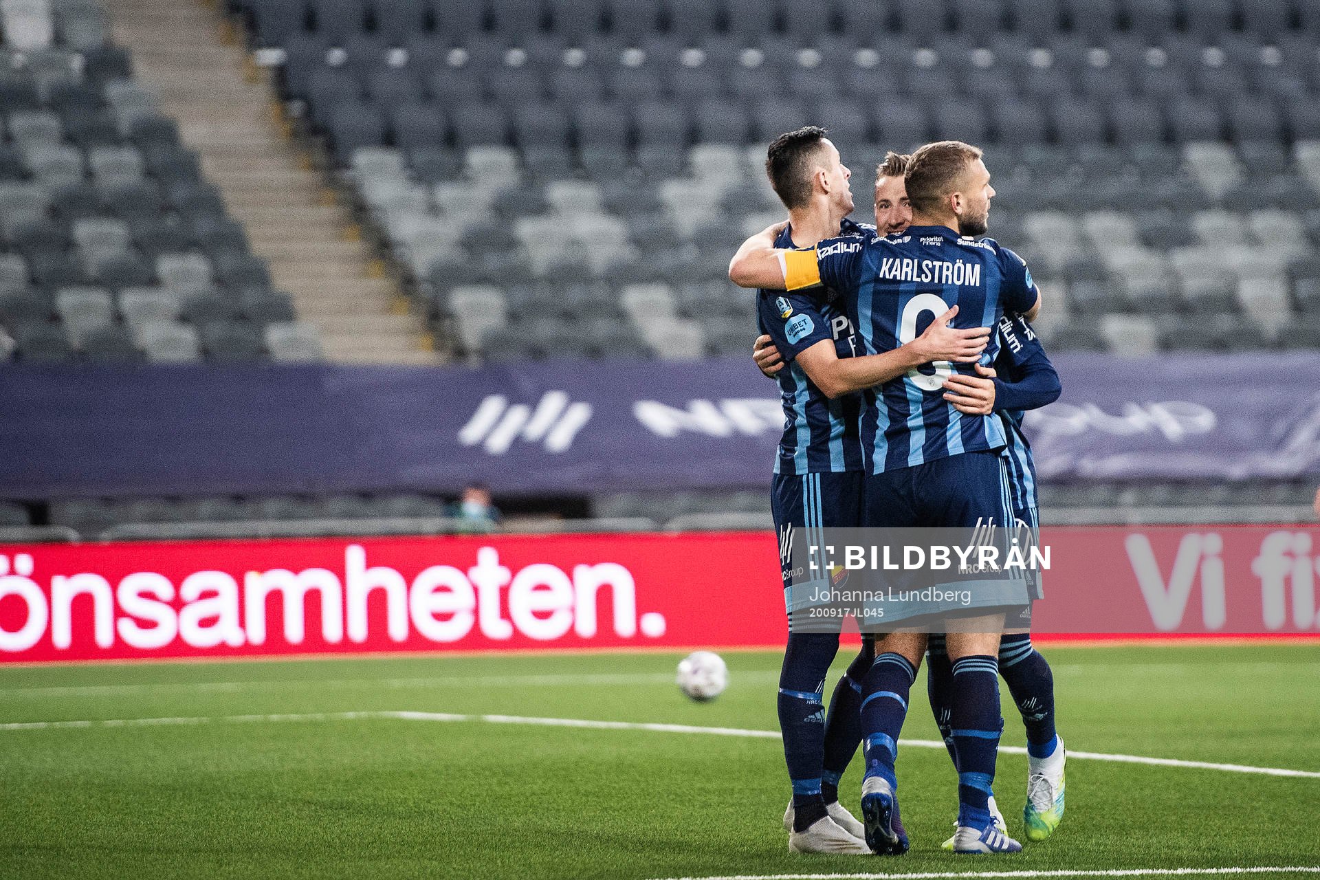 Haris Radetinac, Fredrik Ulvestad and Jesper Karlström of