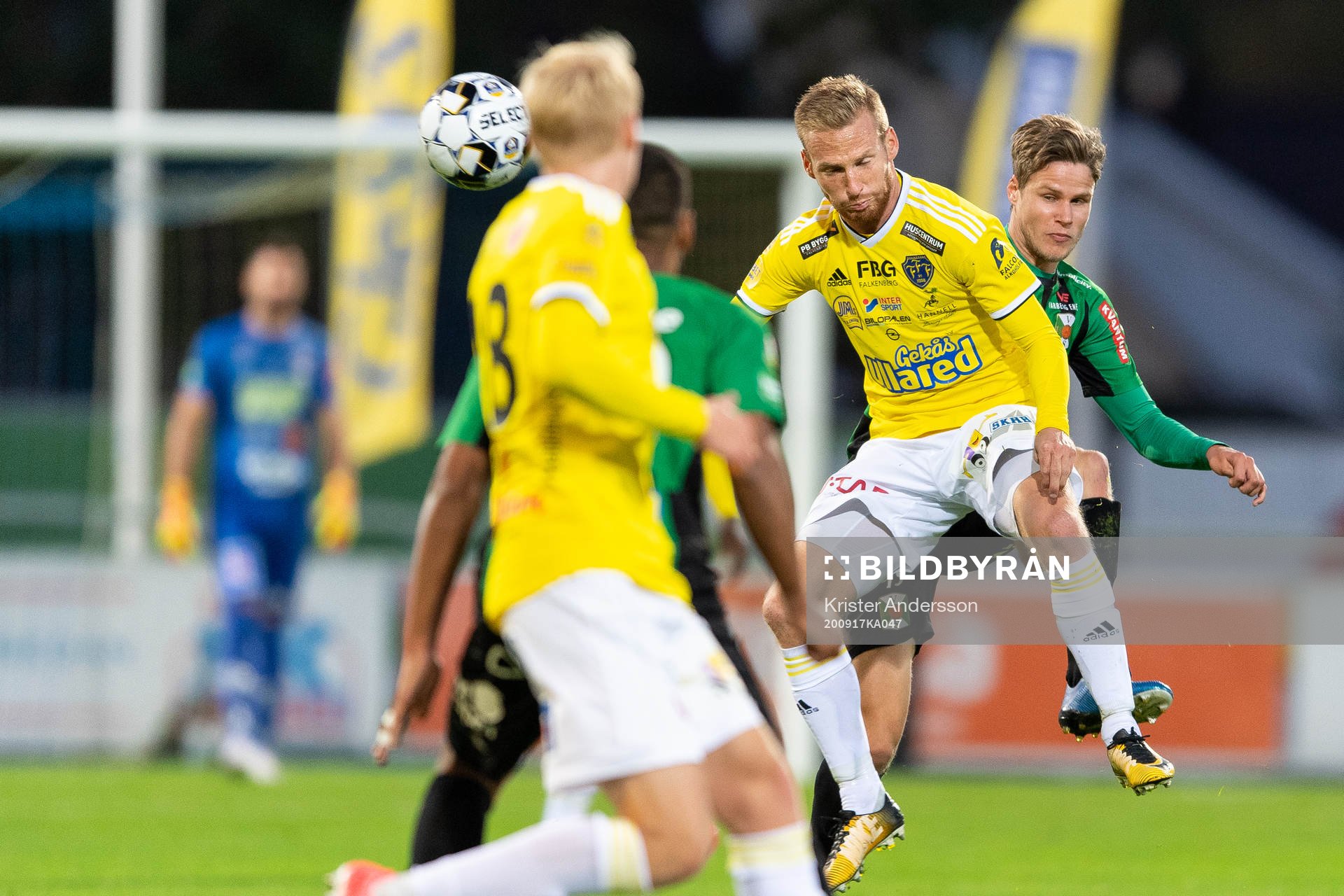 Falkenbergs Tobias Englund och Varbergs Gustav Norlin