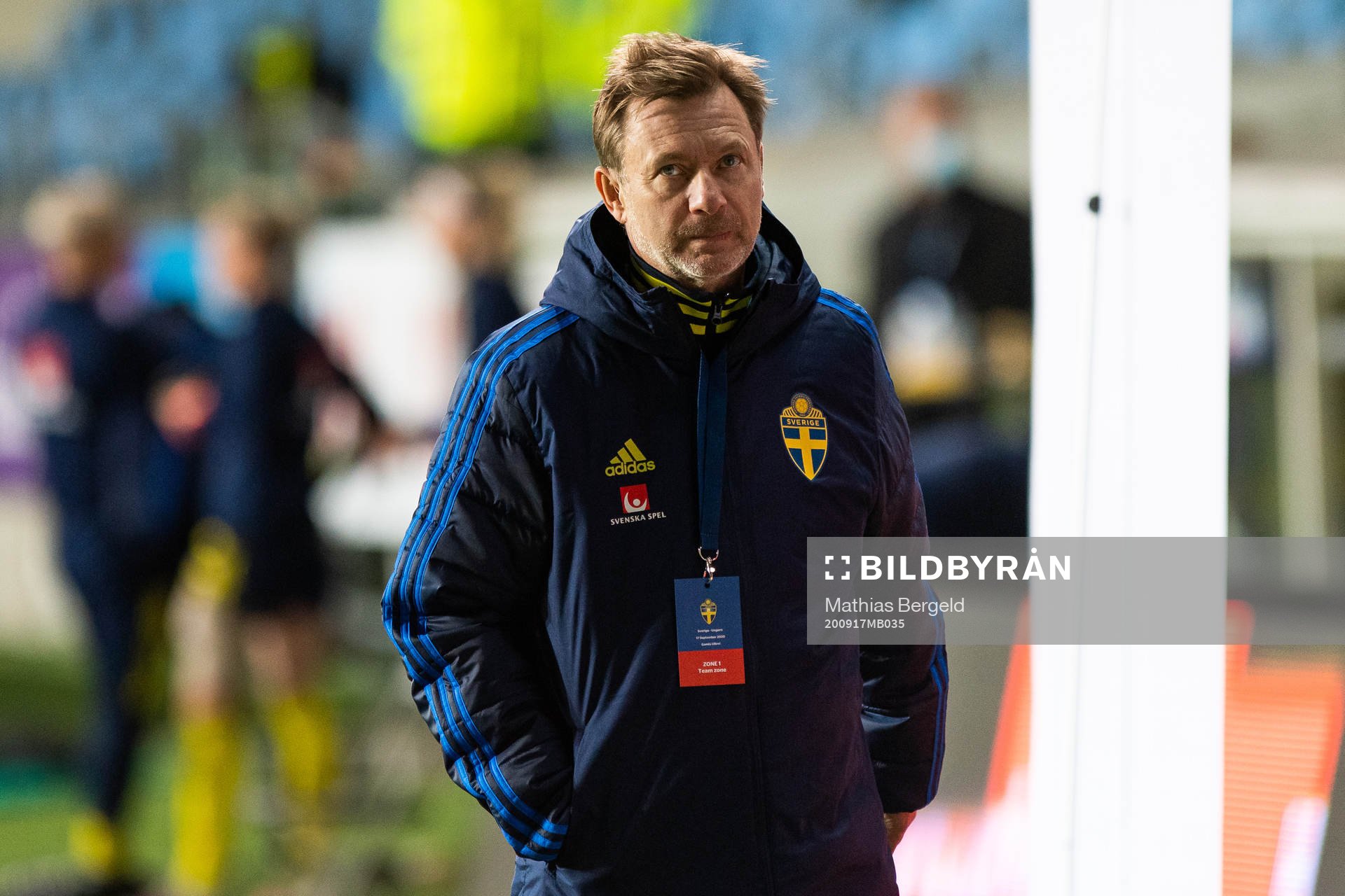 Peter Gerhardsson, head coach of Sweden