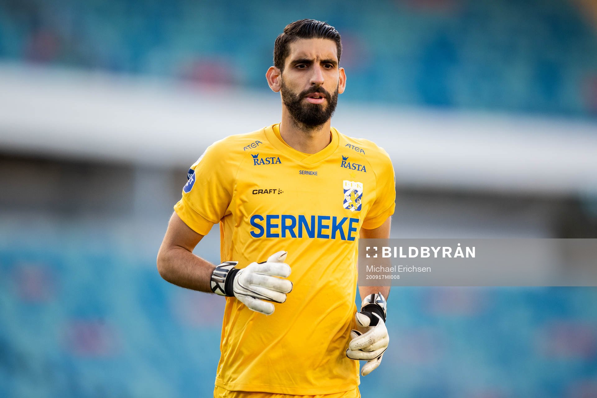 Goalkeeper Ioannis Anestis of IFK Göteborg