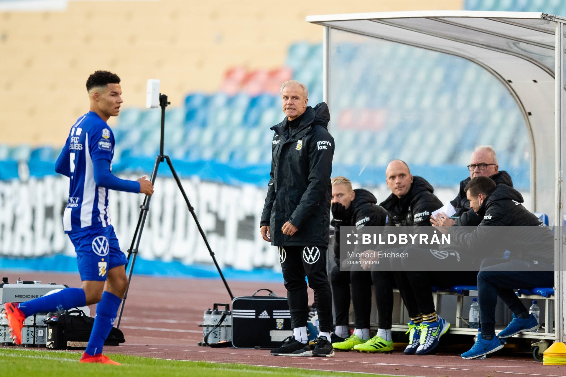 Coach Roland Nilsson of IFK Göteborg