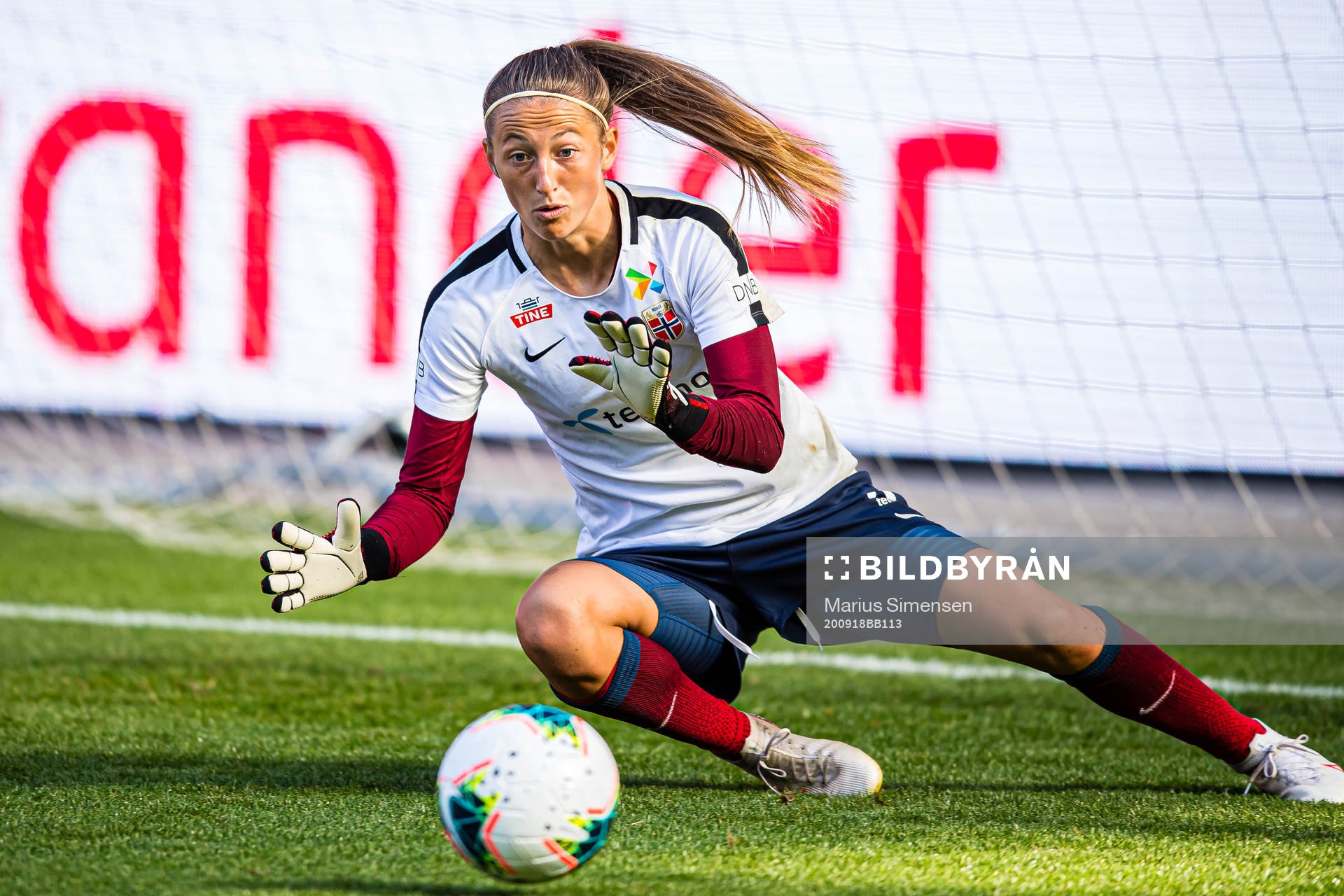 Cecilie Hauståker Fiskerstrand of the Norwegian women’s