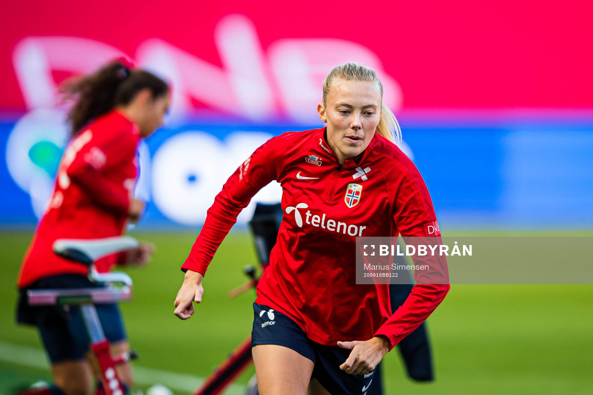 Synne Sofie Kinden Jensen of the Norwegian women’s