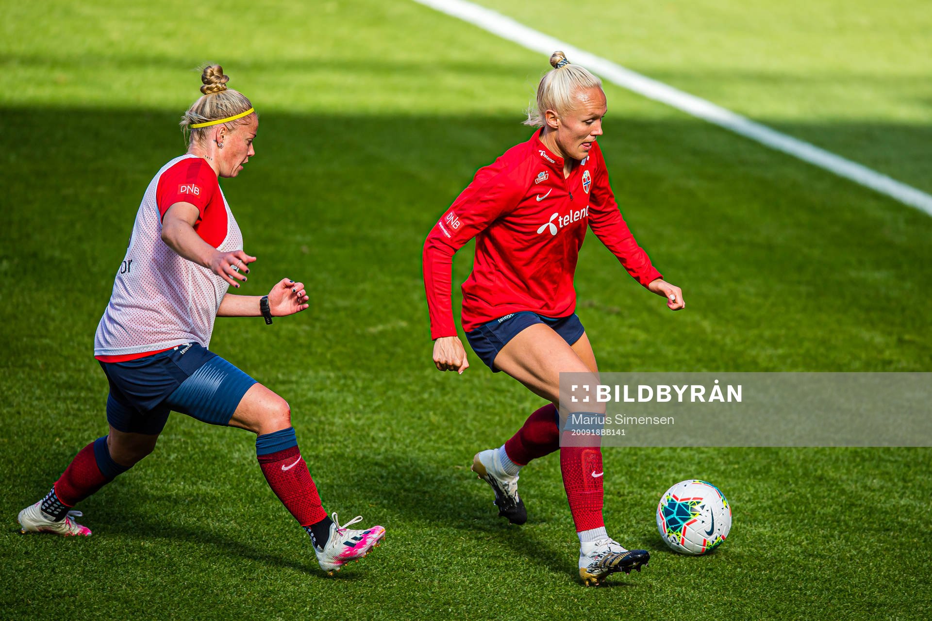 Maria Thorisdottir of the Norwegian women’s national