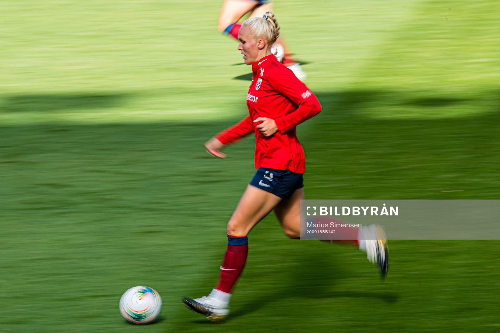 Maria Thorisdottir of the Norwegian women’s national