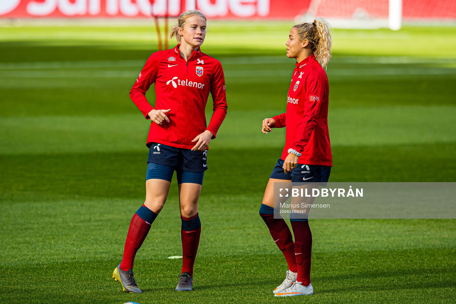 Julie Blakstad and Celin Bizet Ildhusøy of the Norwegian
