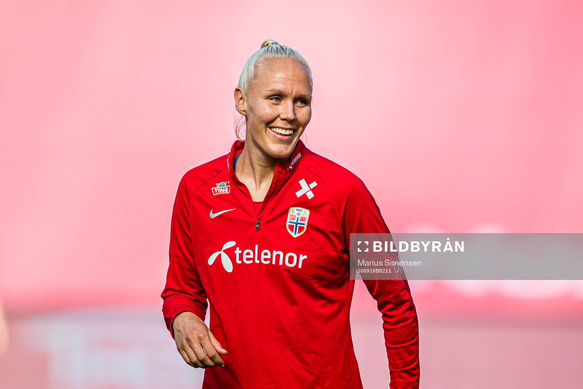 Maria Thorisdottir of the Norwegian women’s national