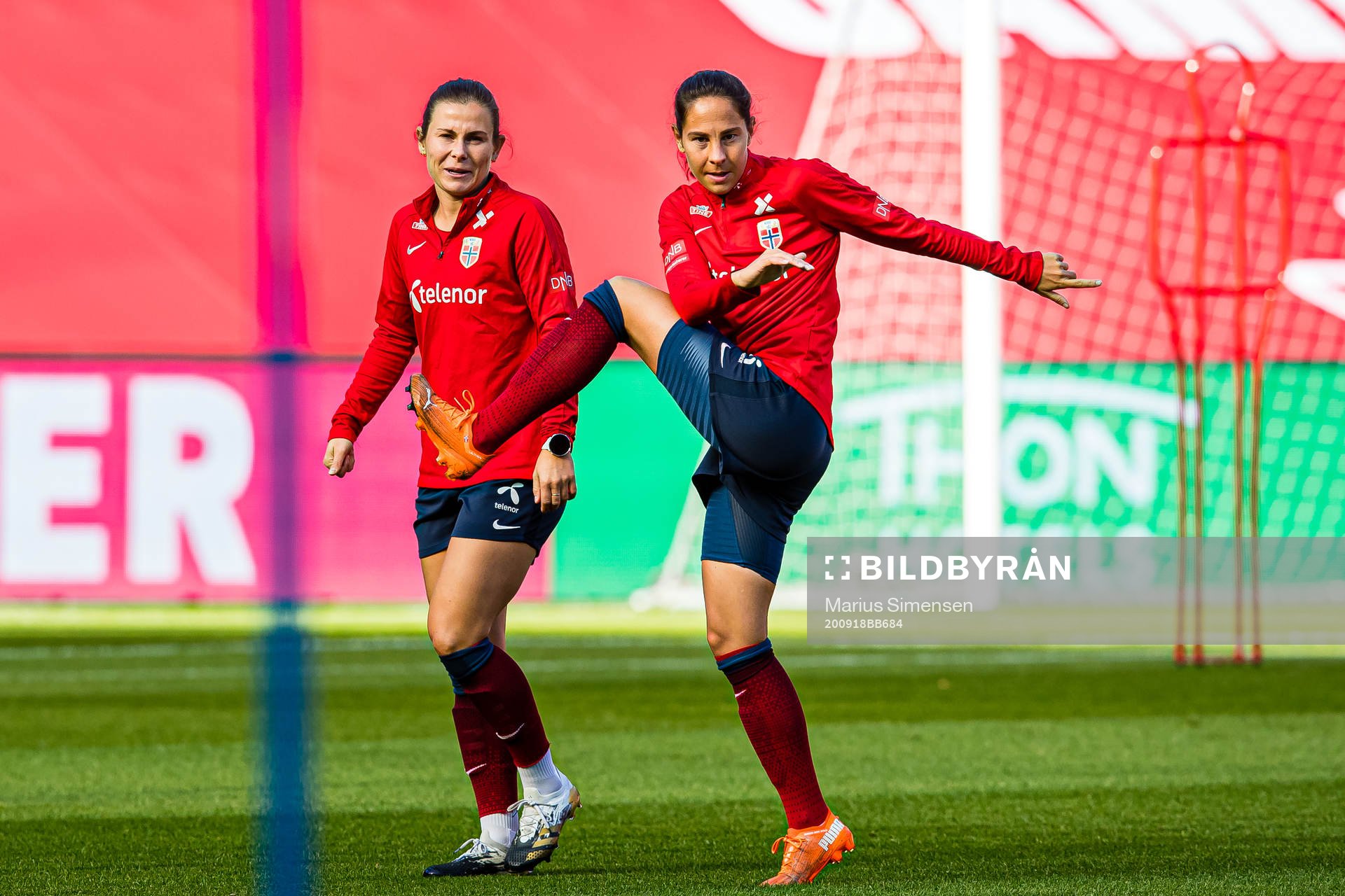 Emilie Bosshard Haavi and Ingrid Moe Wold of the Norwegian