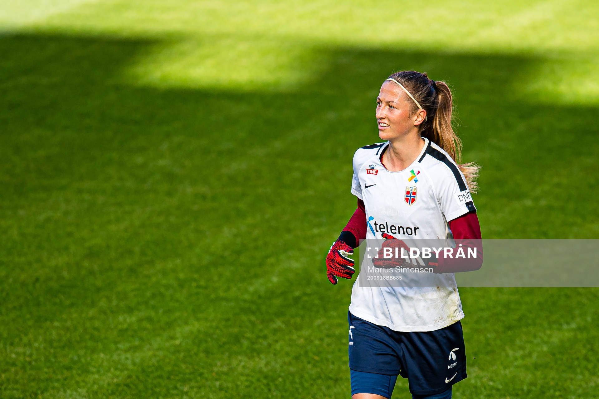 Cecilie Hauståker Fiskerstrand of the Norwegian women’s