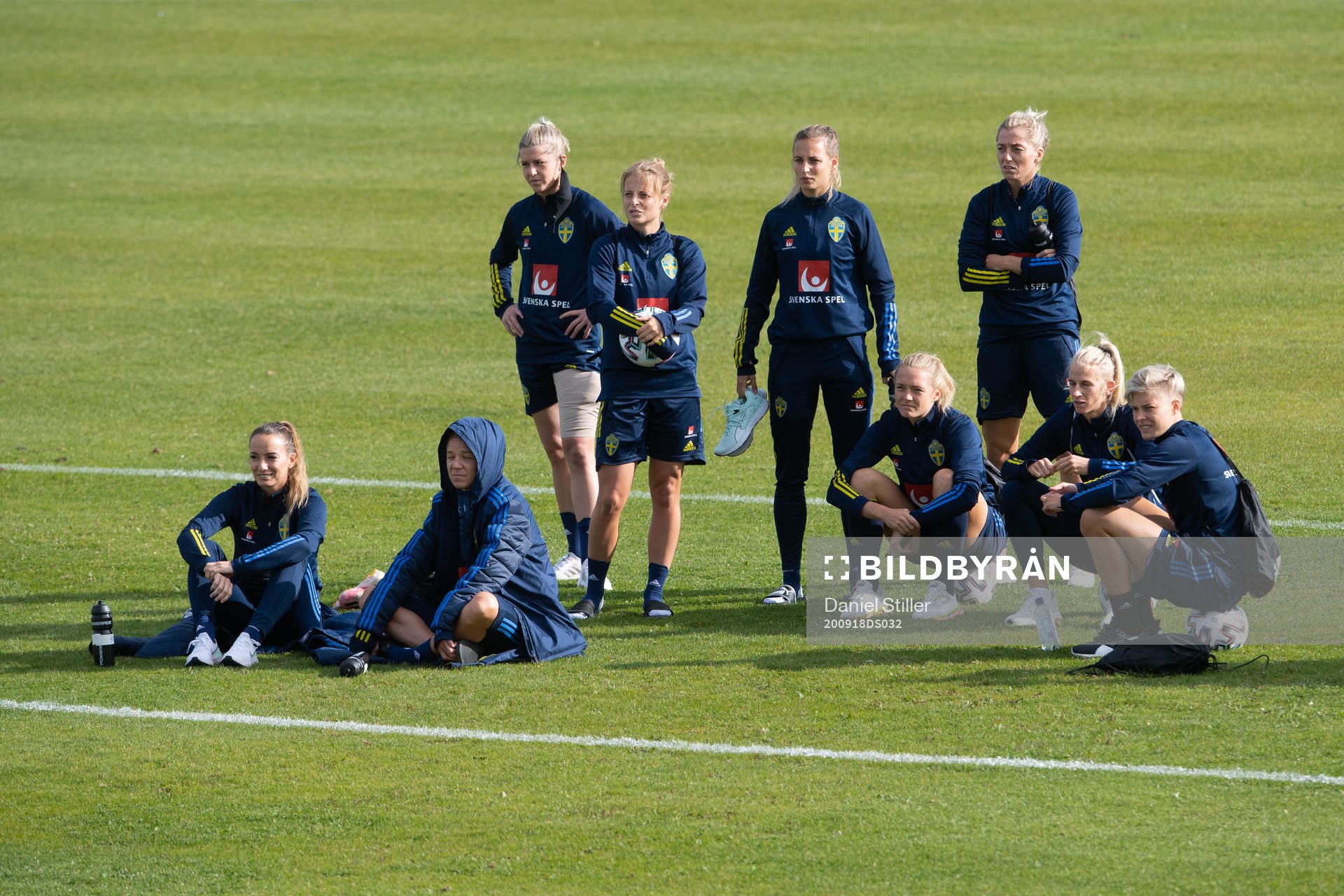 Kosovare Asllani, Caroline Seger, Olivia Schough, Anna
