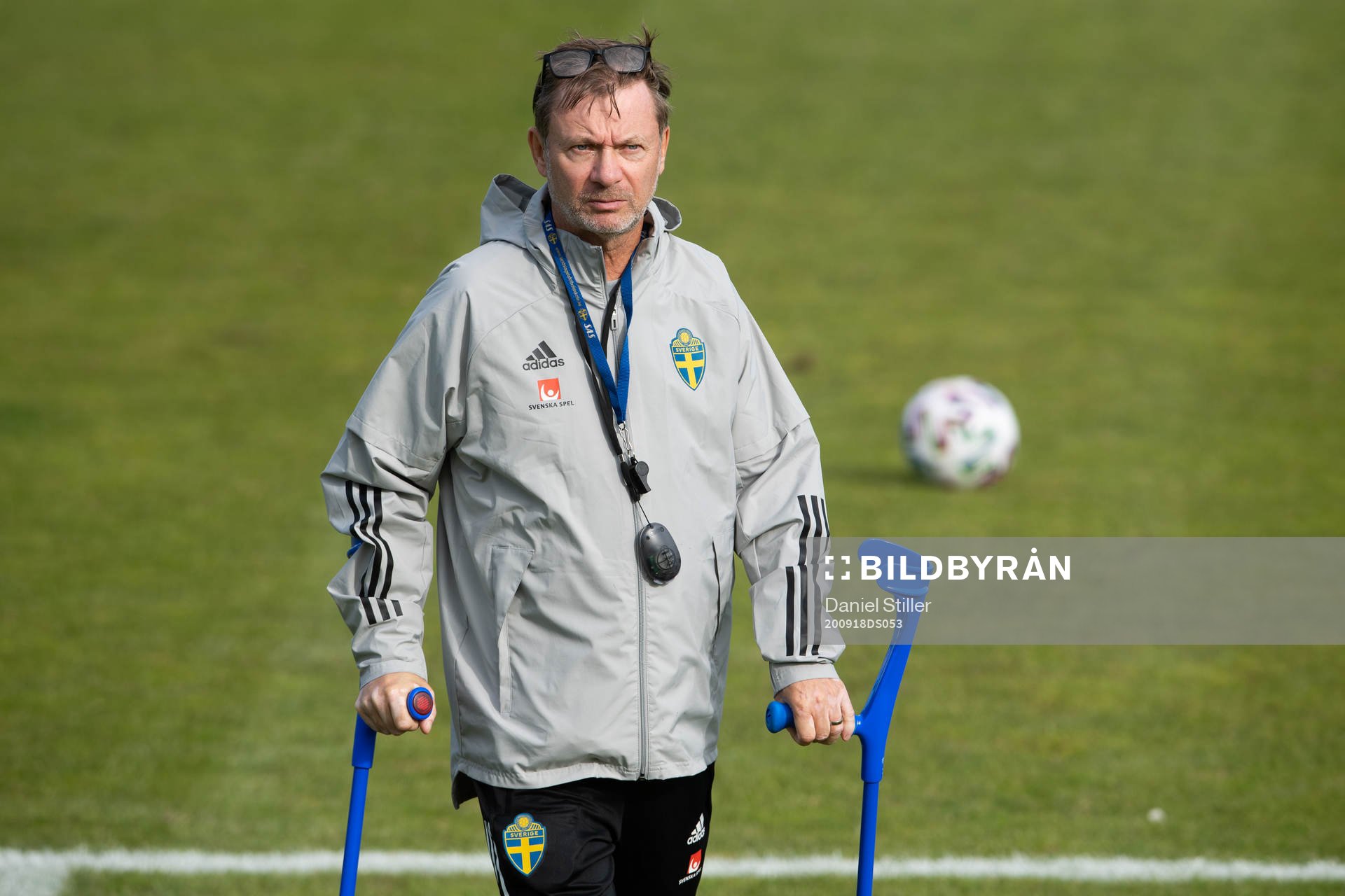Peter Gerhardsson, head coach of Sweden